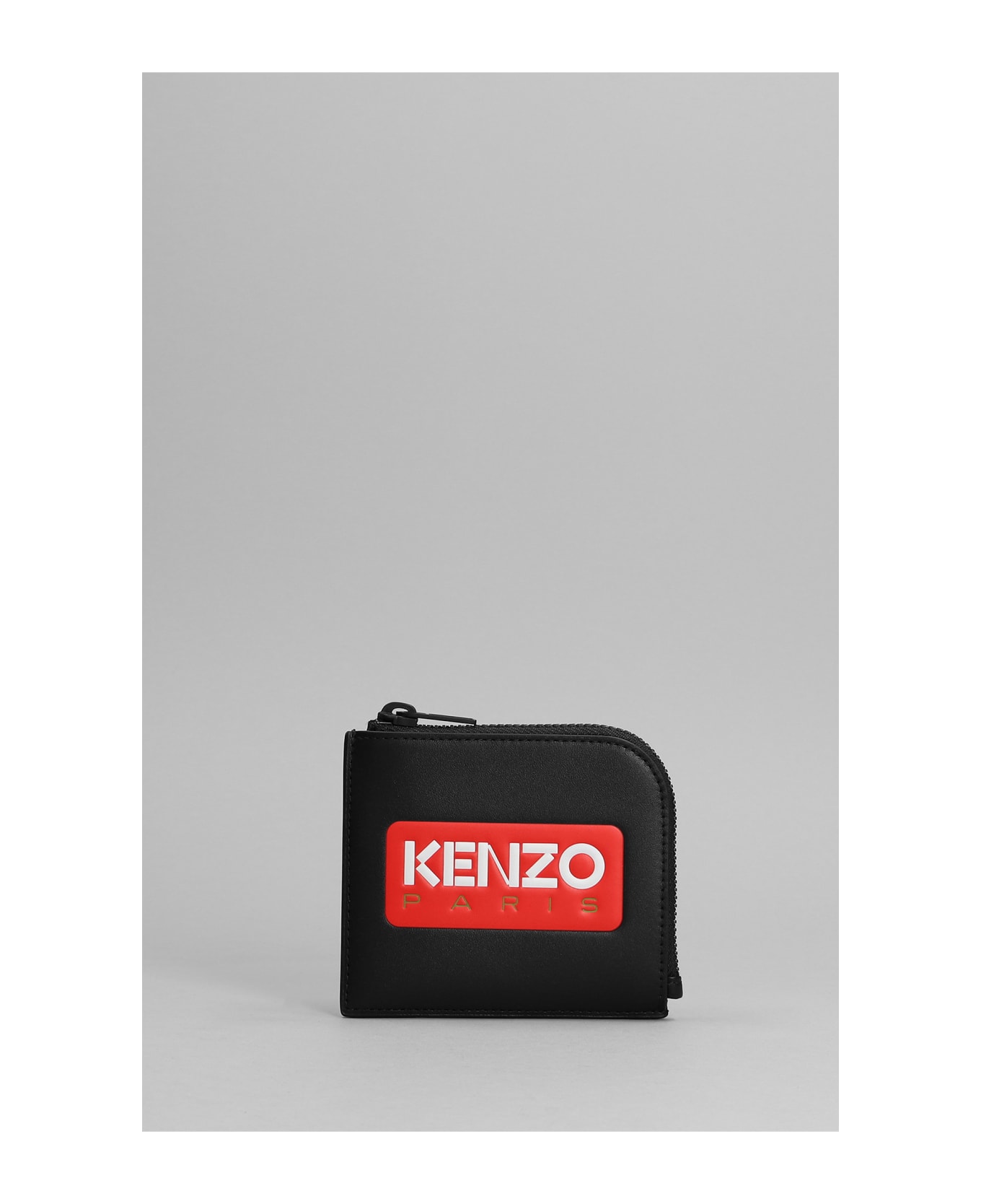 Kenzo Wallet In Black Leather - black