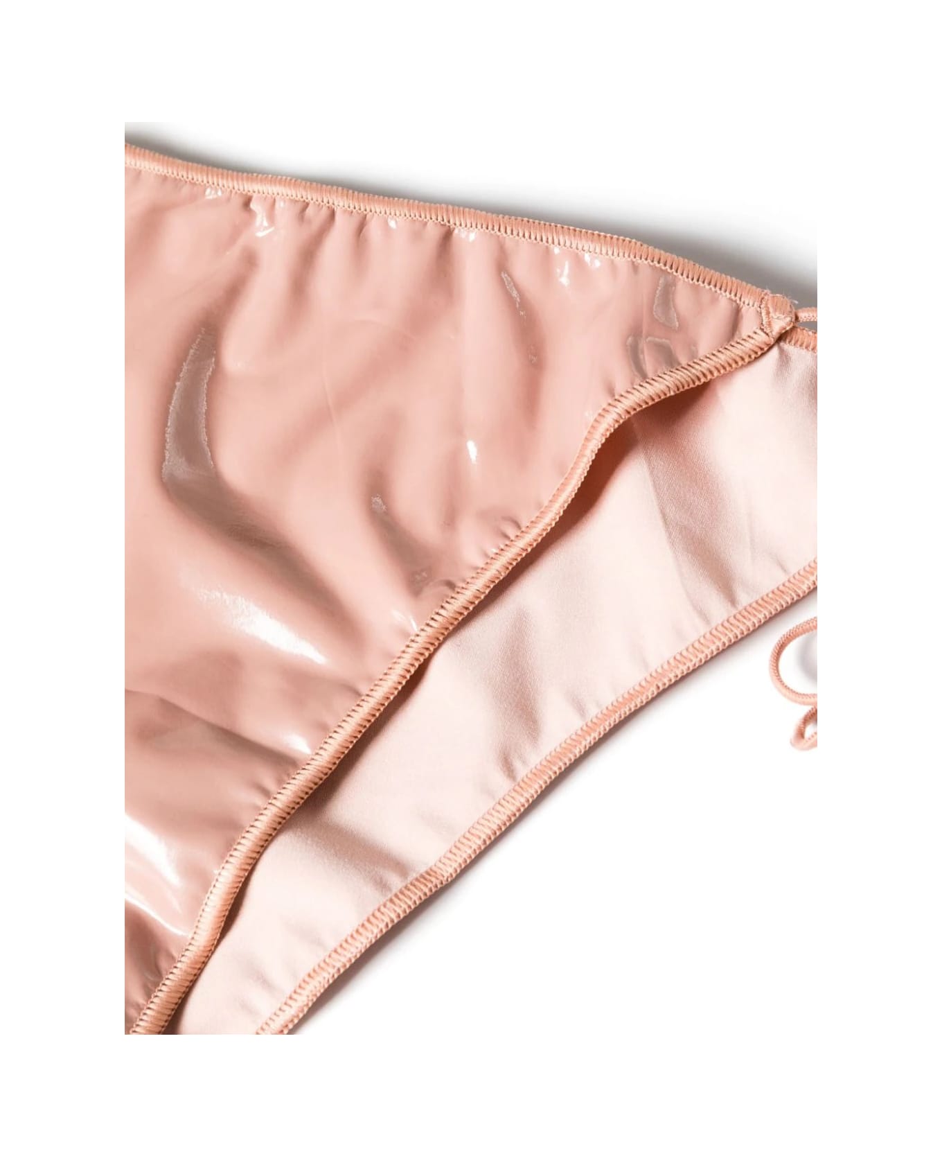 Oseree Tan Pink Latex Microkini - Pink