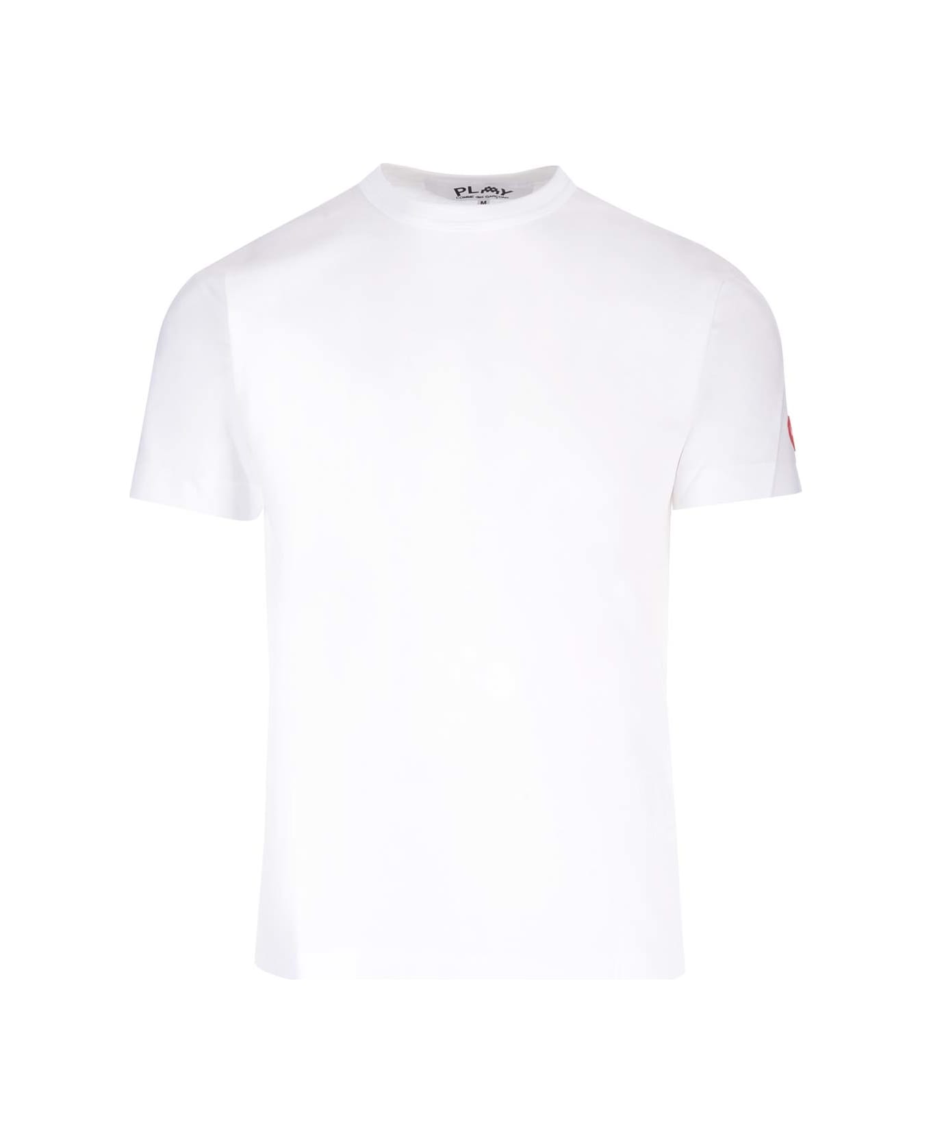 Comme des Garçons Play Jersey T-shirt - White
