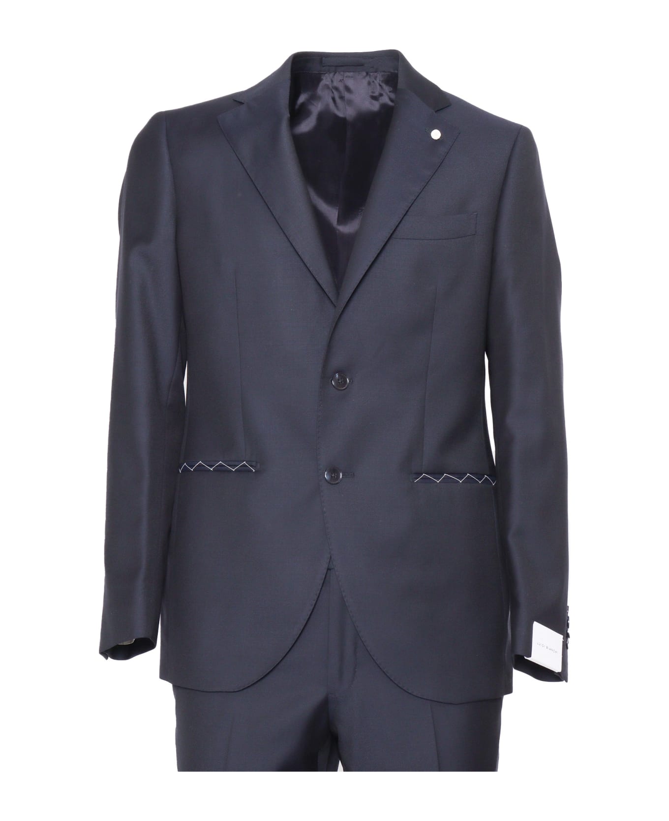 Luigi Bianchi Mantova Single-breasted Suit - BLUE