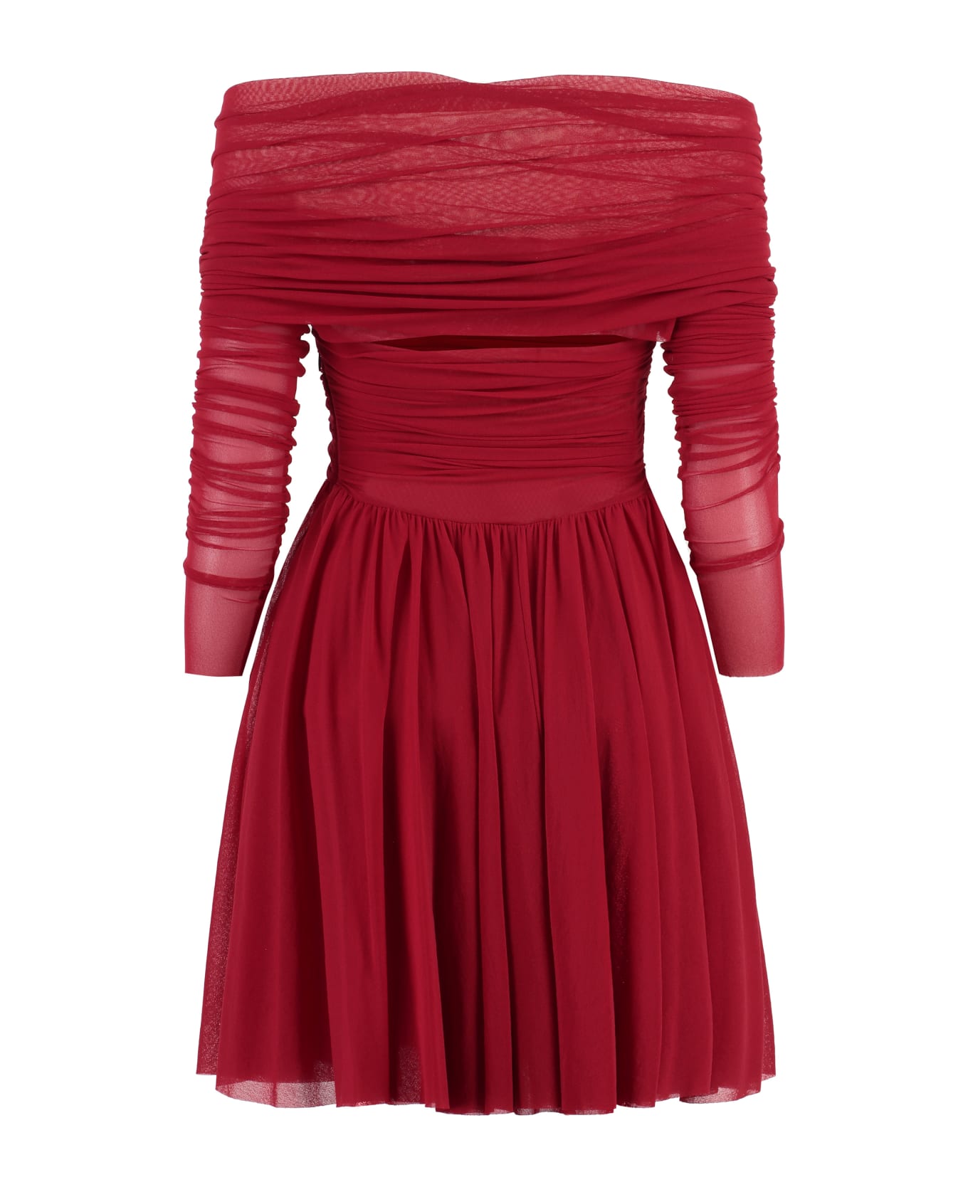 Philosophy di Lorenzo Serafini Tulle Dress - red
