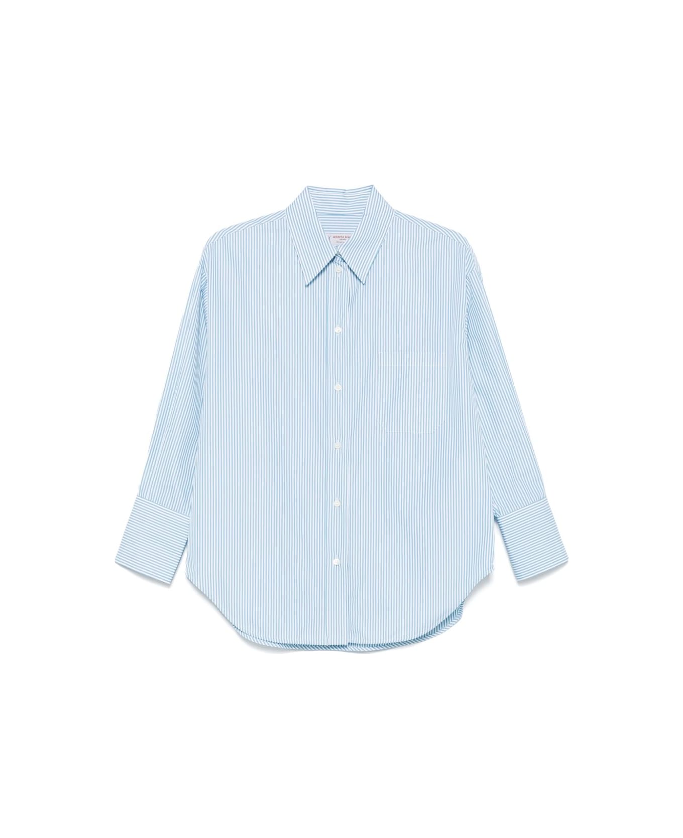 Alberto Biani Cotton Shirt - Clear Blue