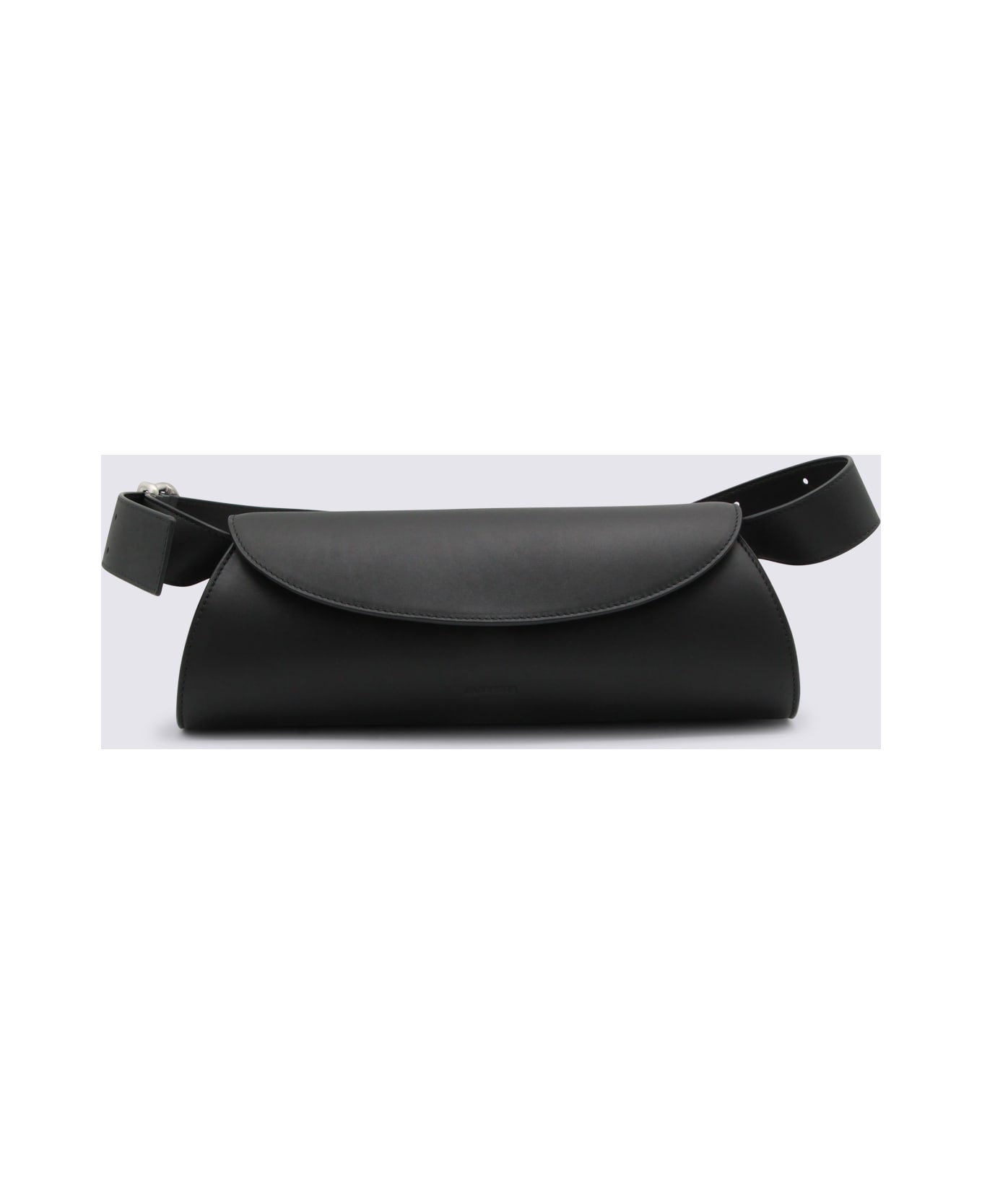 Jil Sander Black Cannolo Sm Shoulder Bag - Black