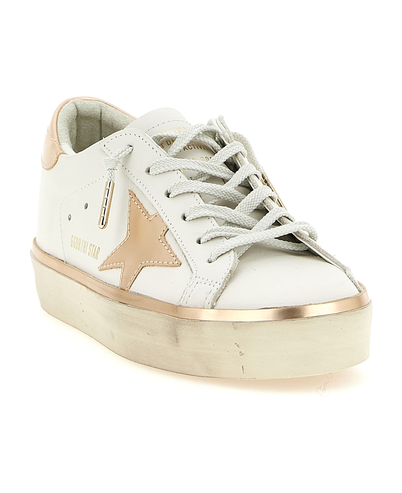 Golden Goose 'hi Star' Sneakers - Pink