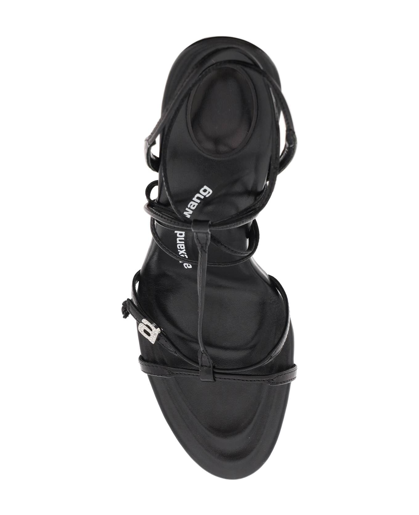 Alexander Wang 'lucienne' Leather Sandals - BLACK (Black)
