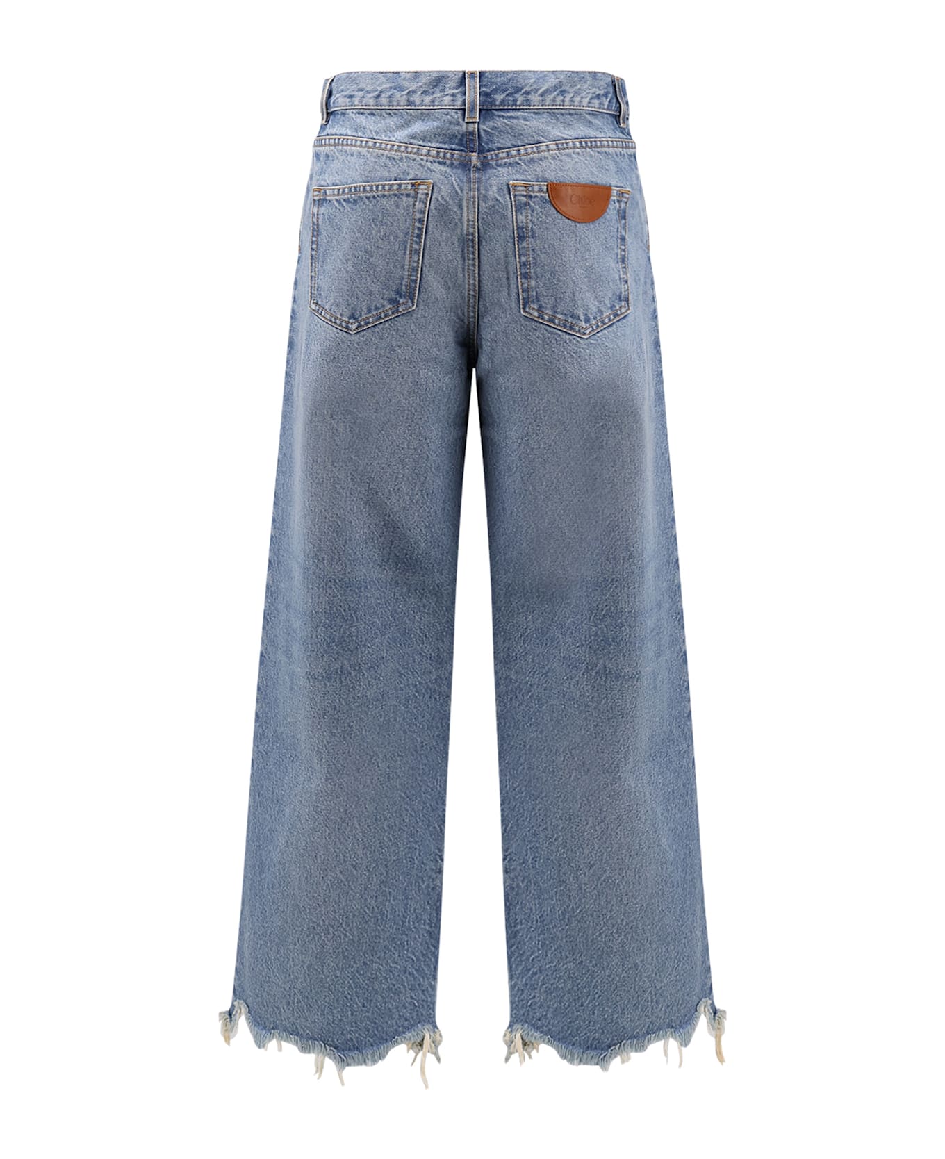 Frayed Bottom Jeans - Thumbnail 3