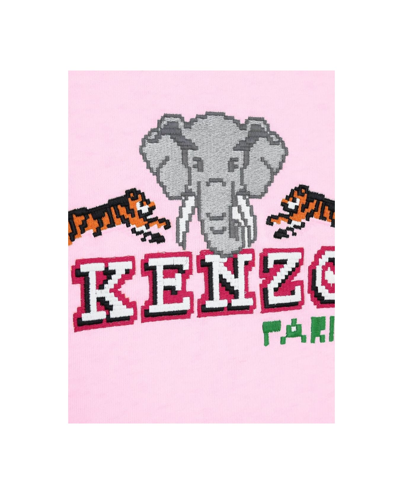 Kenzo Kids Zipper Hoodie - PINK