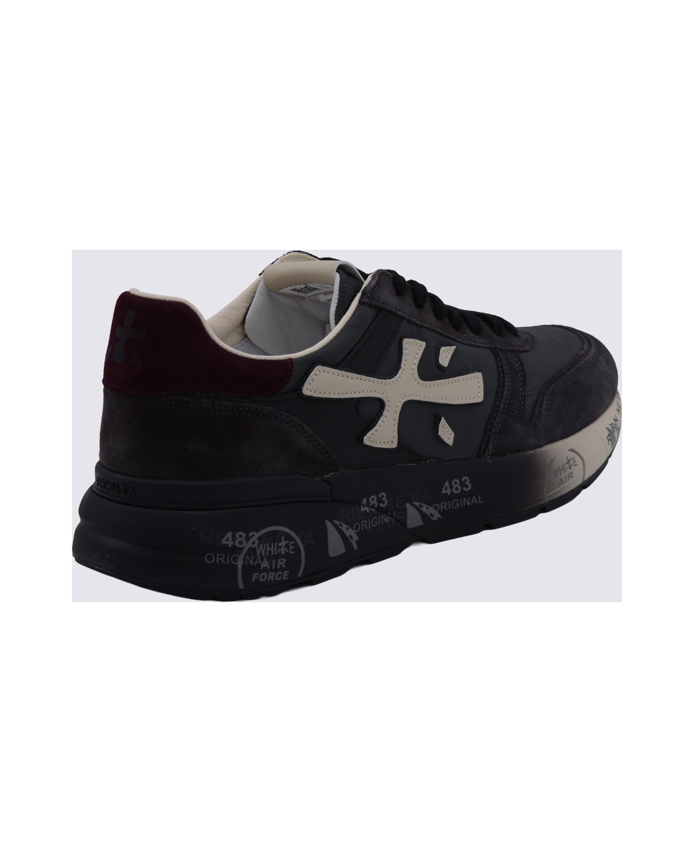 Premiata Blue Leather Mick Sneakers