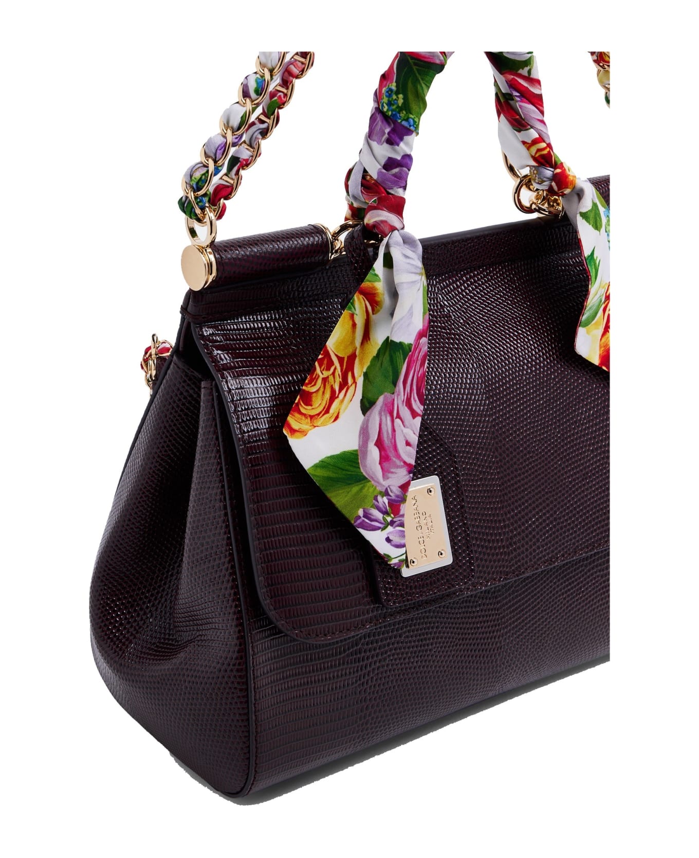 Dolce & Gabbana Sicily Dauphine Handbag - Red トートバッグ