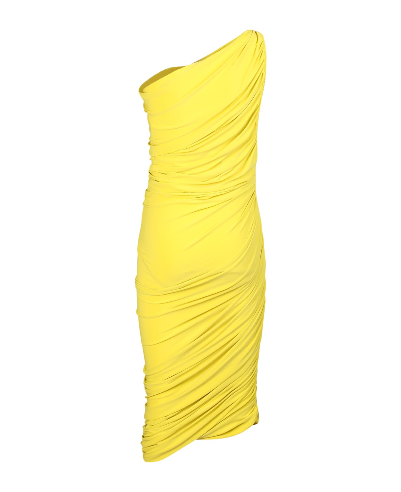 Norma Kamali Diana Midi Dress - Yellow ワンピース＆ドレス