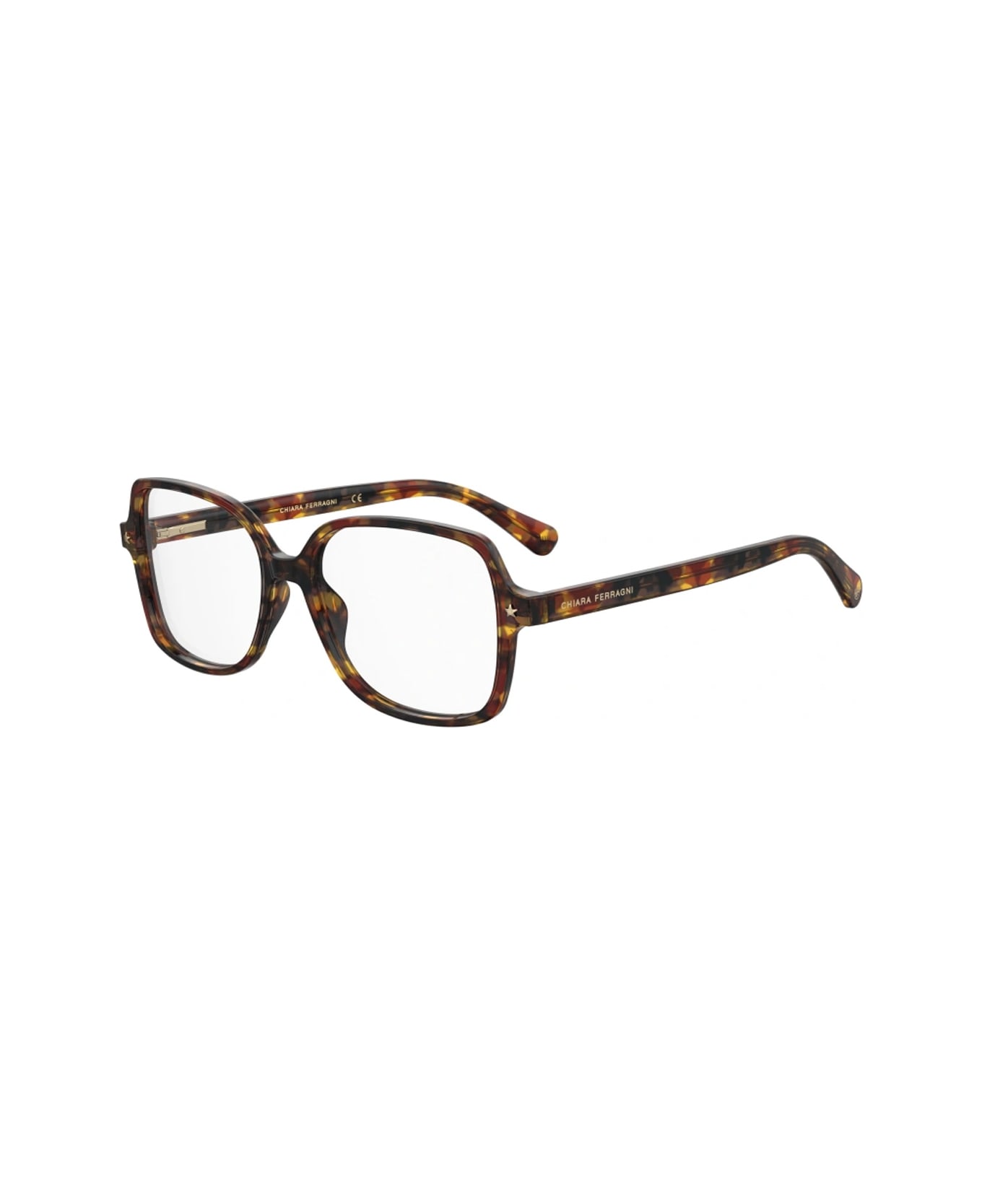 Chiara Ferragni Cf 1026 086/16 Havana Glasses - Marrone