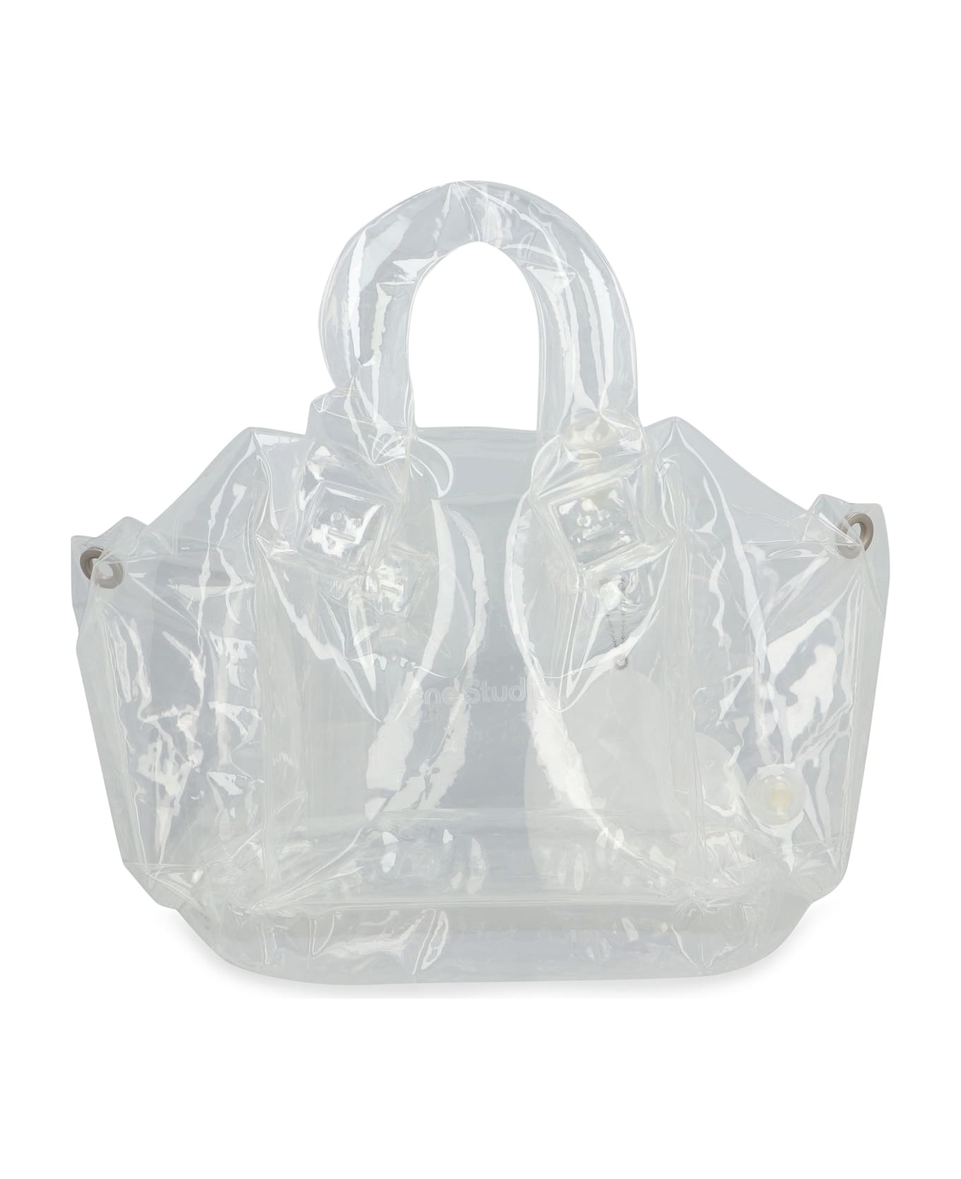 Acne Studios Transparent Inflatable Shoulder Bag - Transparent