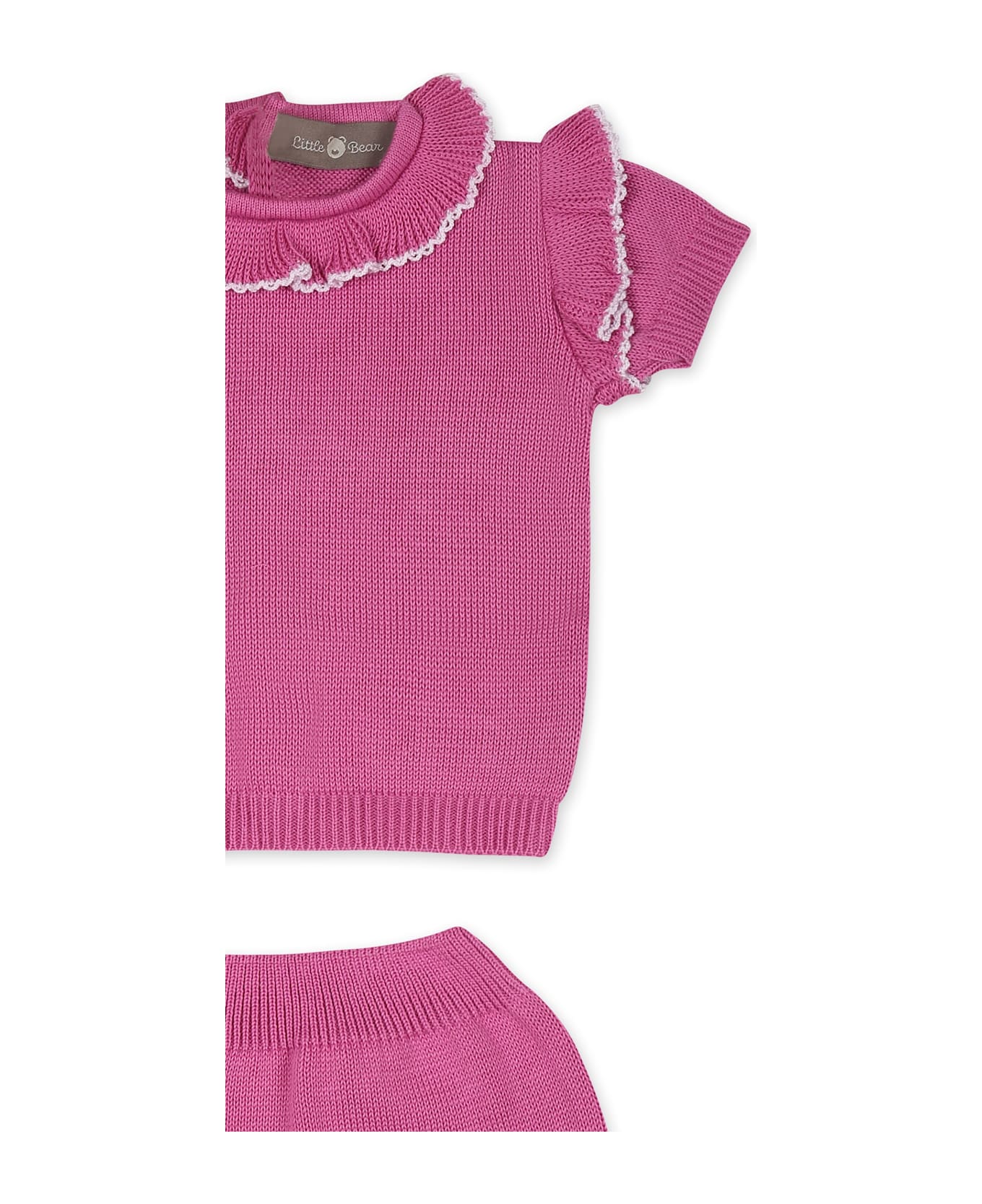 Little Bear Fuchsia Birth Set For Baby Girl - Fuchsia