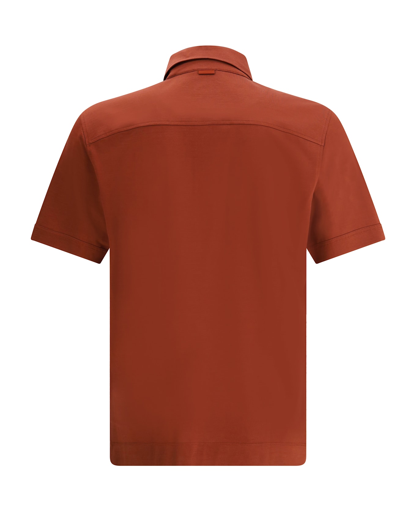 Zegna Leggerissimo Polo Shirt - BROWN