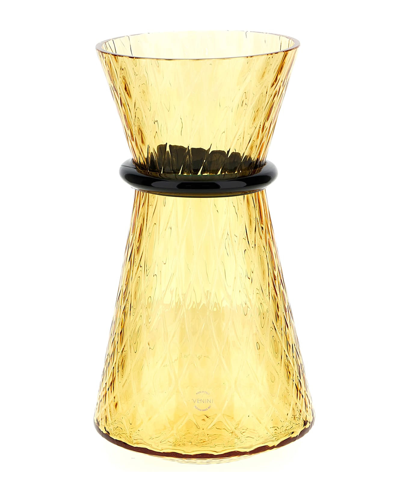 Venini 'tiara' Vase - Yellow