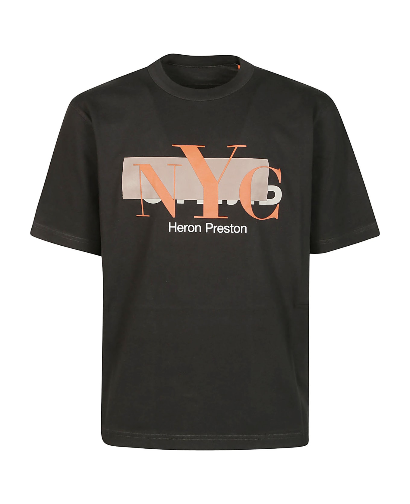 HERON PRESTON Nyc Censored T-shirt - BLACK シャツ