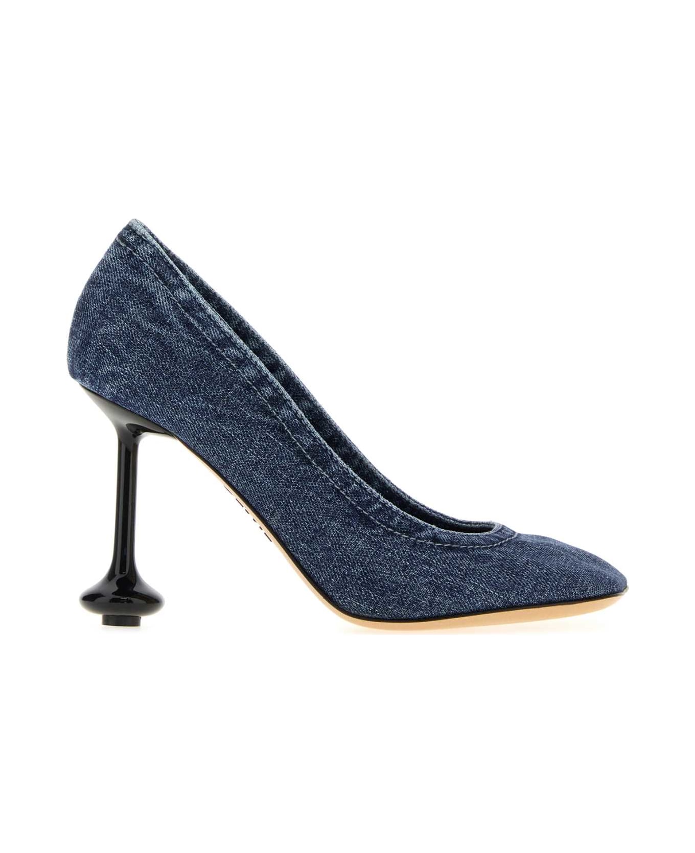 Loewe Denim Toy Pumps - WASHEDDENIM
