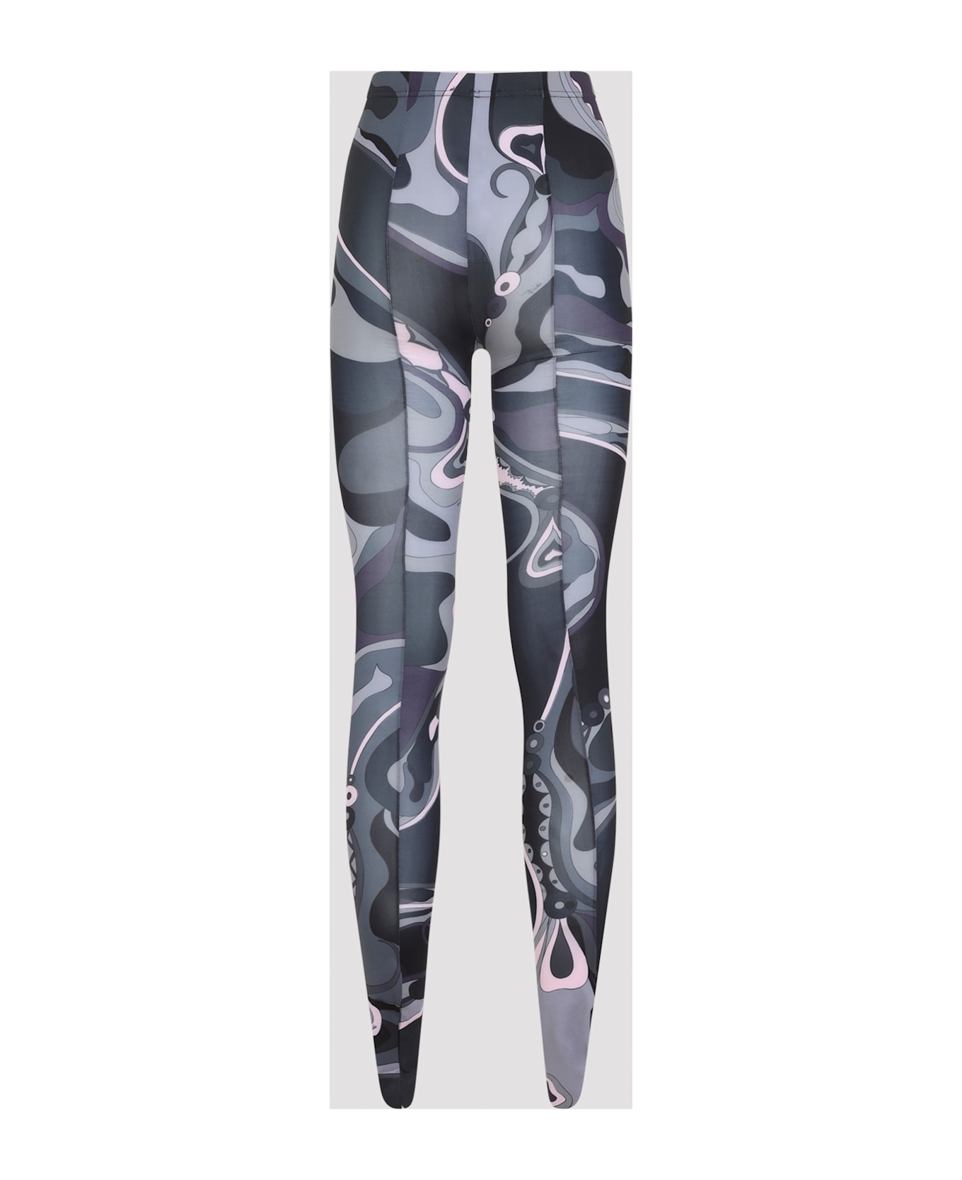 Pucci Polyester Tights - Black Pink
