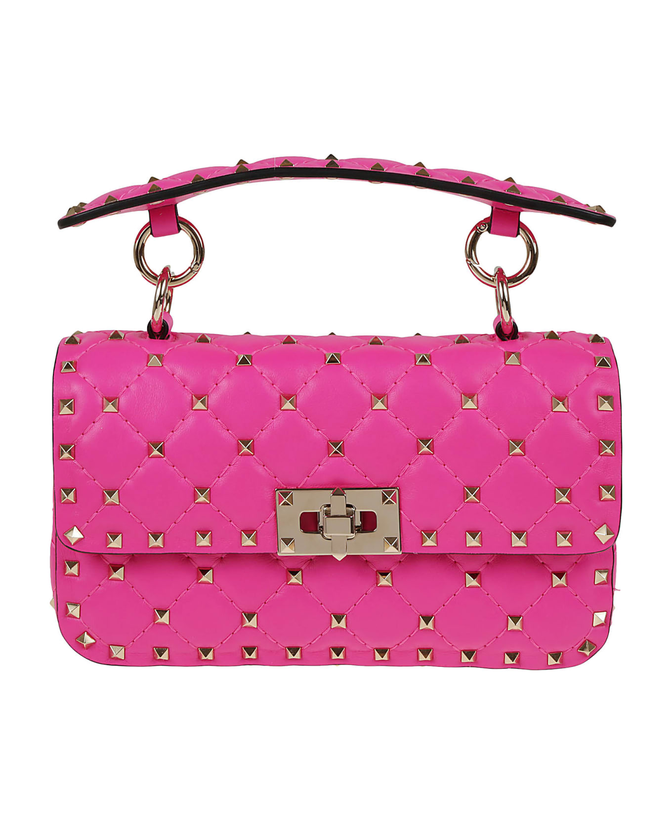 Valentino Garavani Small Shoulder Bag Rockstud Spike - Uwt Pink Pp