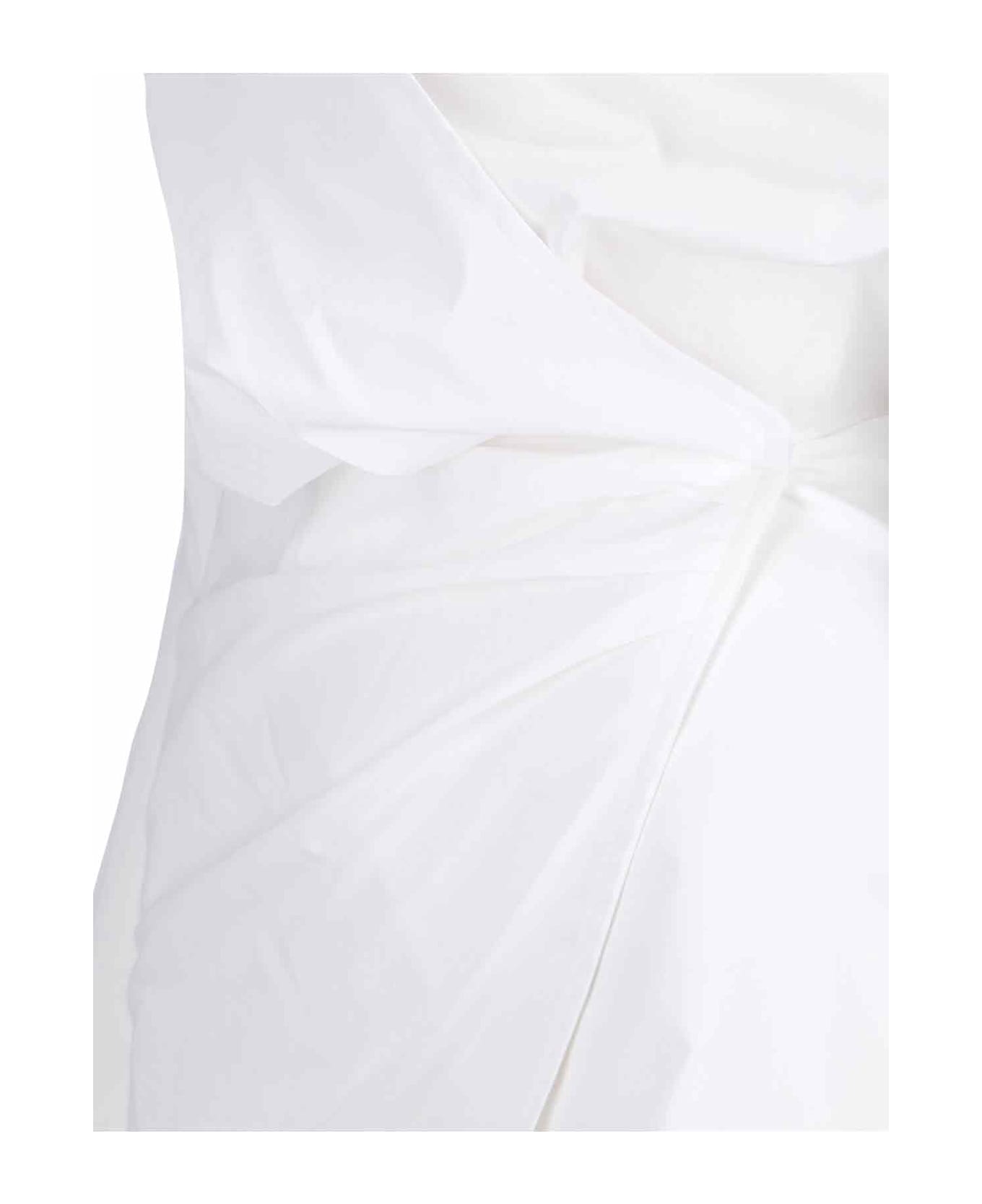 The Attico Mini Chemisier Dress - White