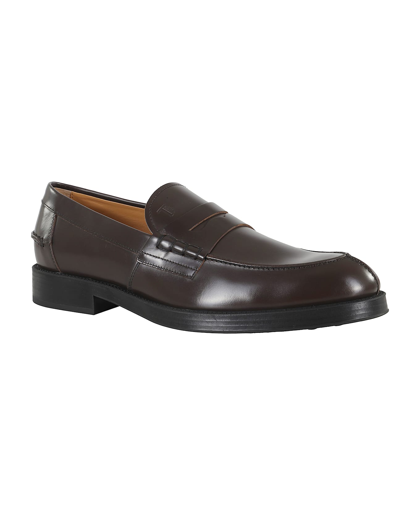 Tod's Mocassino Formale Gomma 75l - Tabacco Scuro