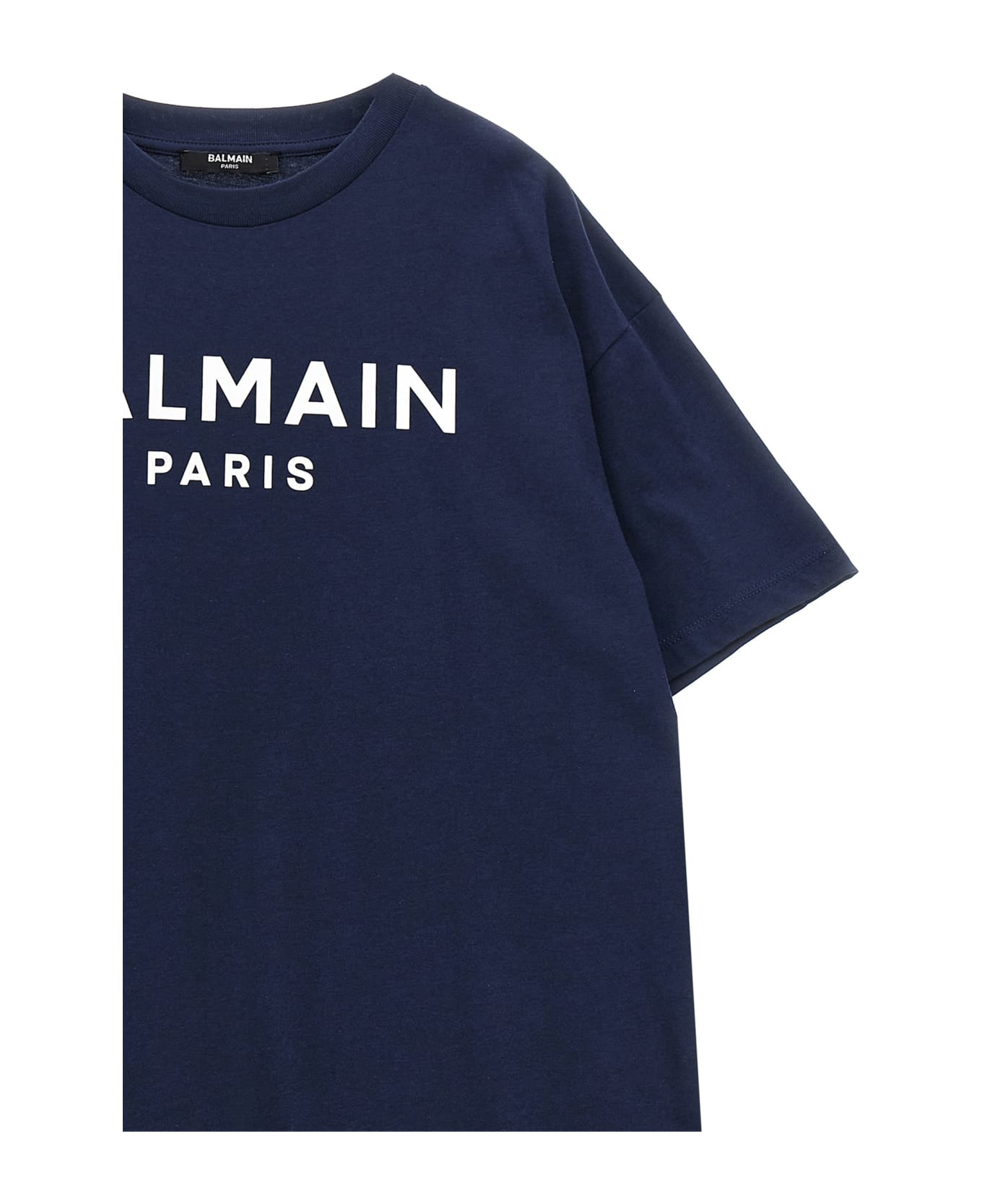 Balmain Logo T-shirt - Blue Tシャツ＆ポロシャツ