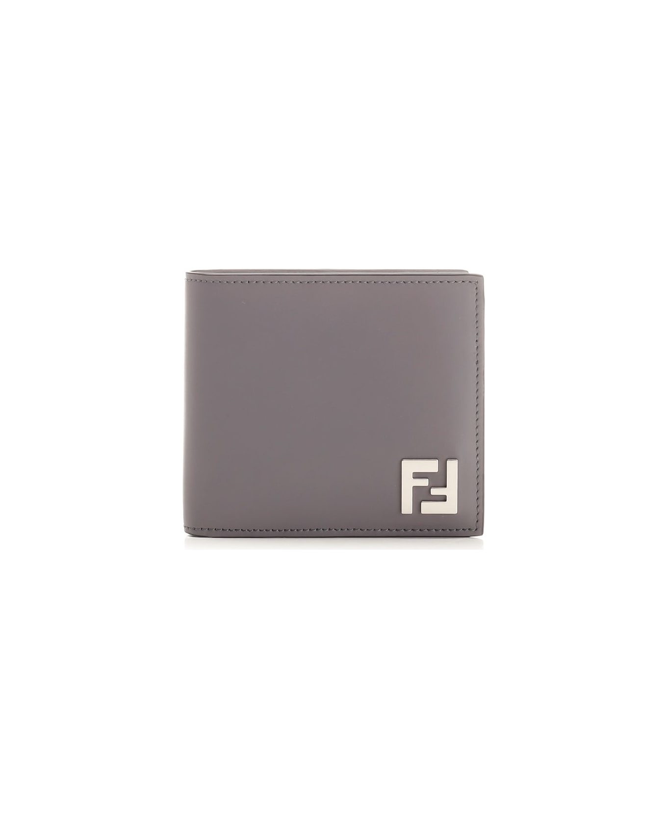 Fendi Bifold Ff Wallet - Grey