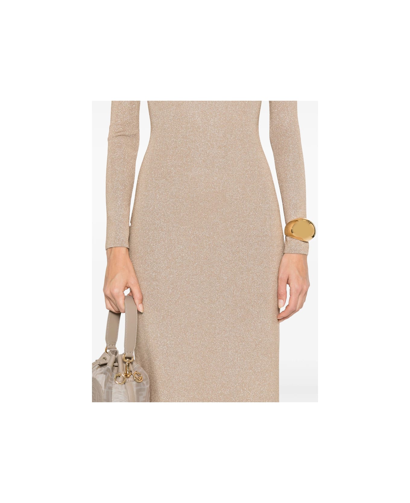 Max Mara Pianoforte Dress - NEUTRALS