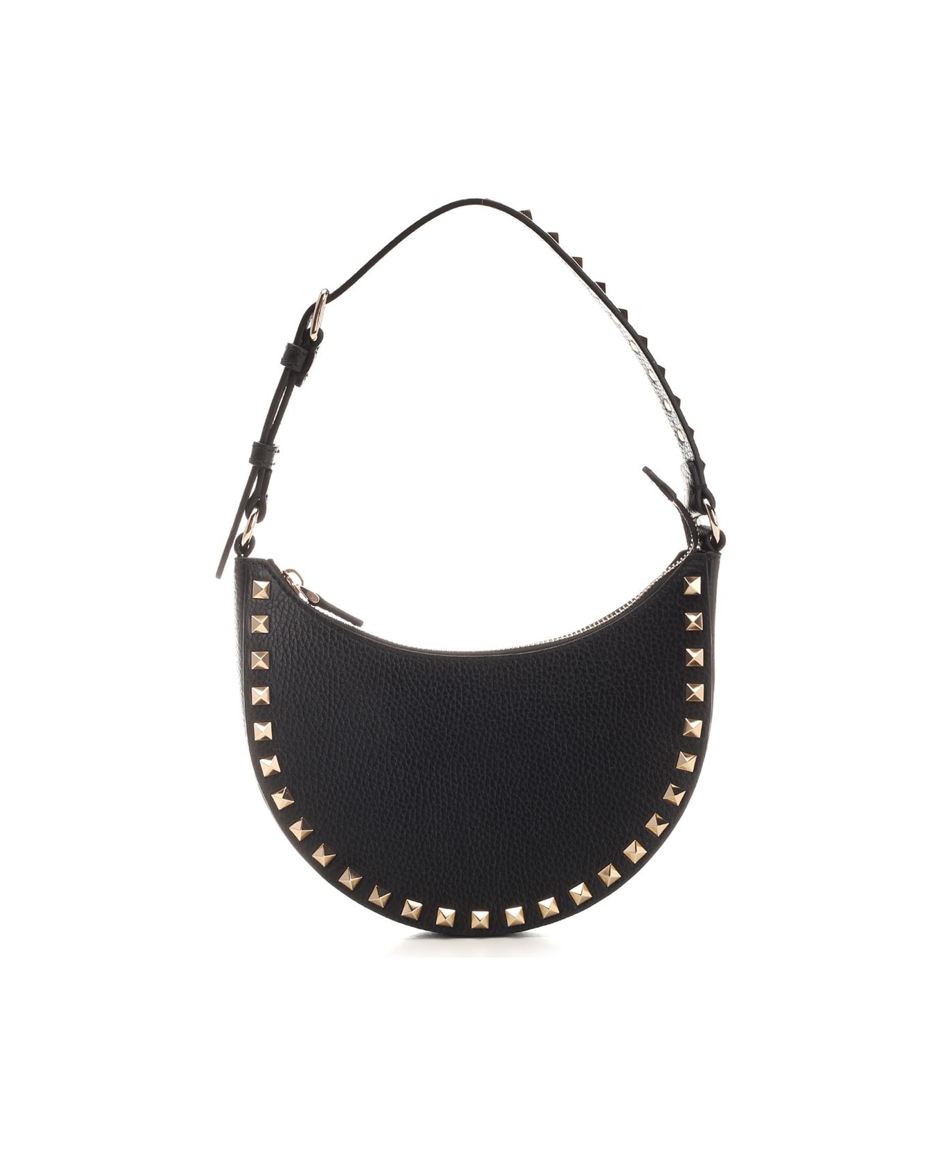 Valentino Garavani 
rockstud
 Hobo Bag - Black
