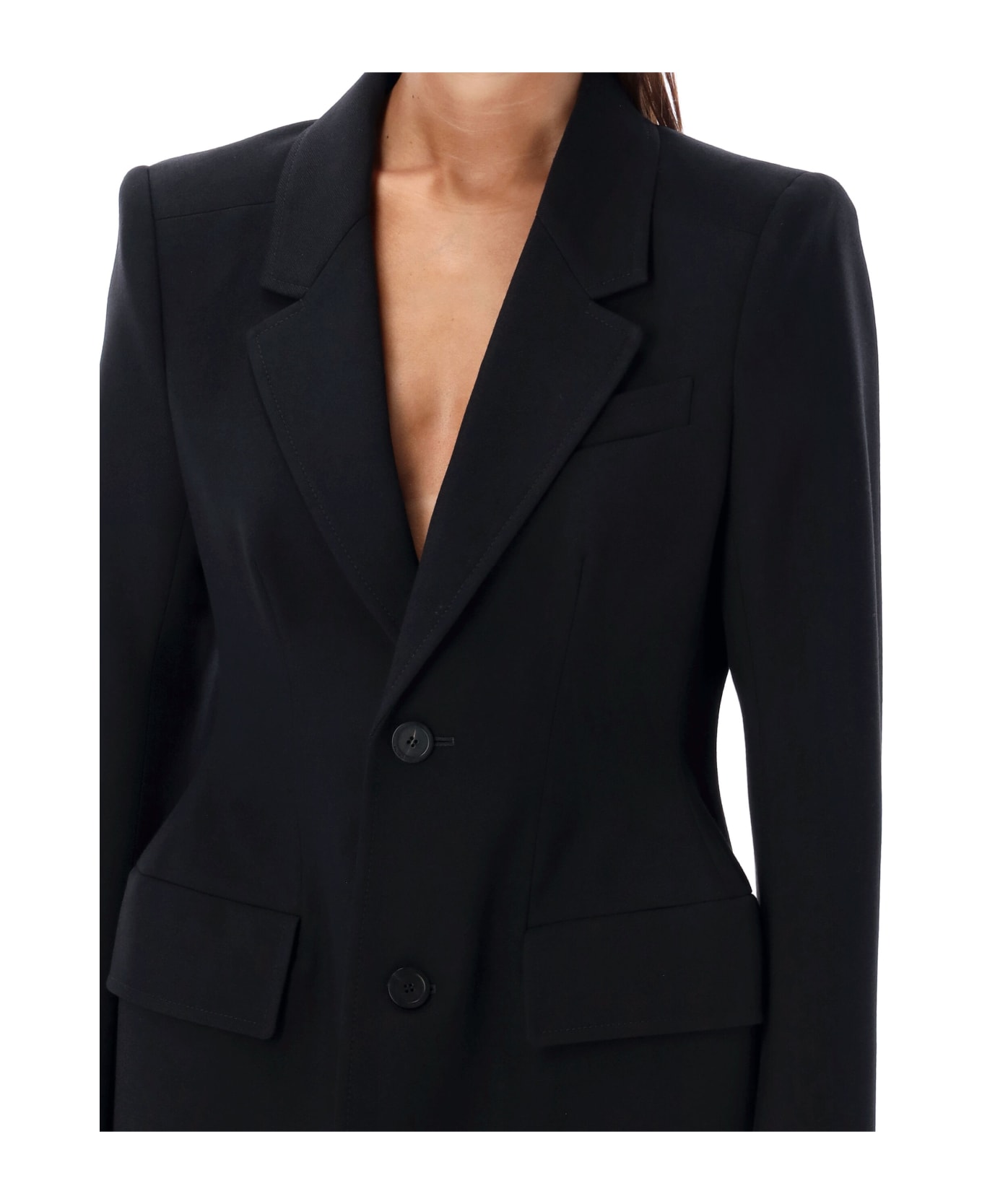 Balenciaga Black Wool Blazer - BLACK