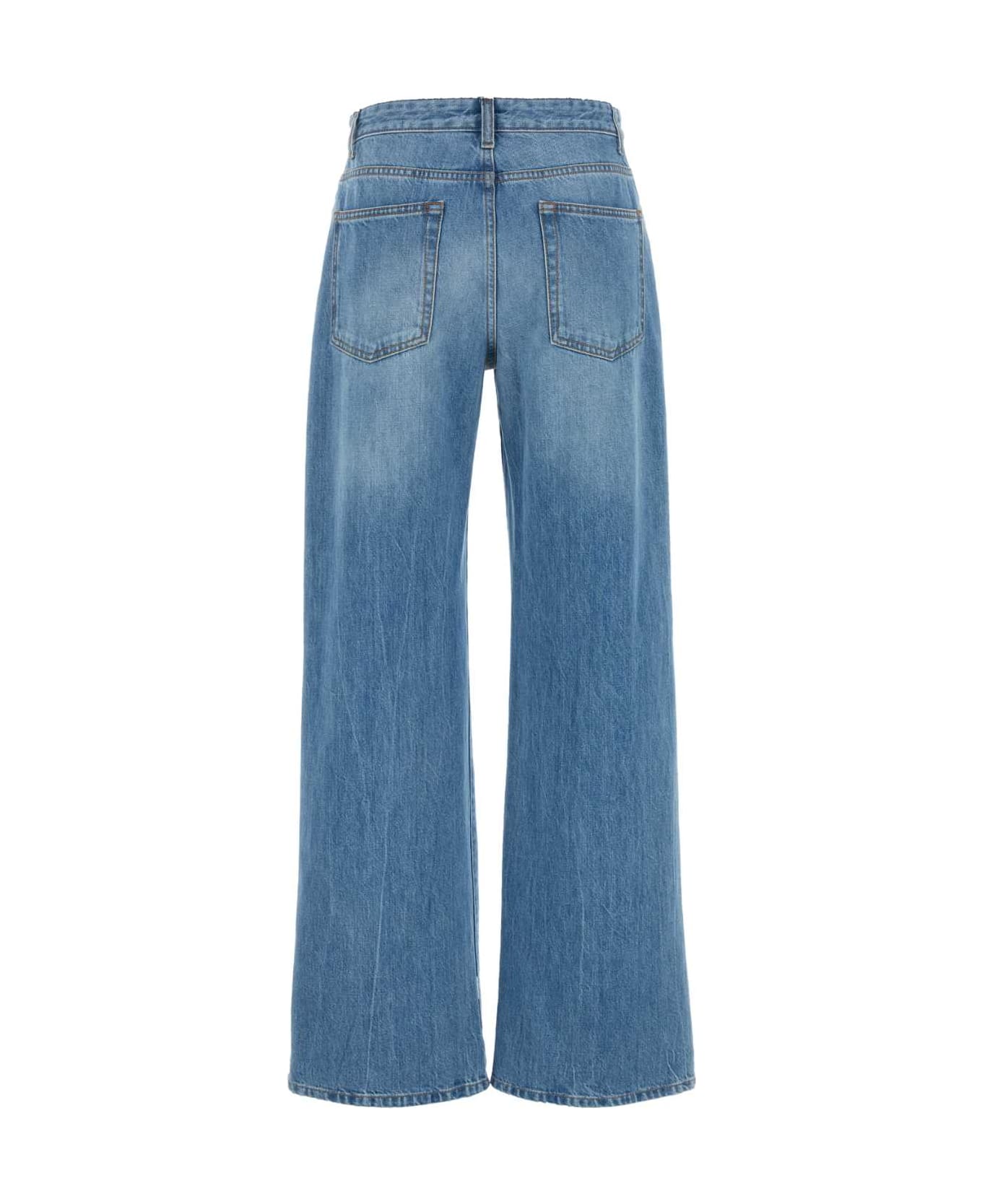 The Row Denim Egllitta Wide-leg Jeans - BLUE