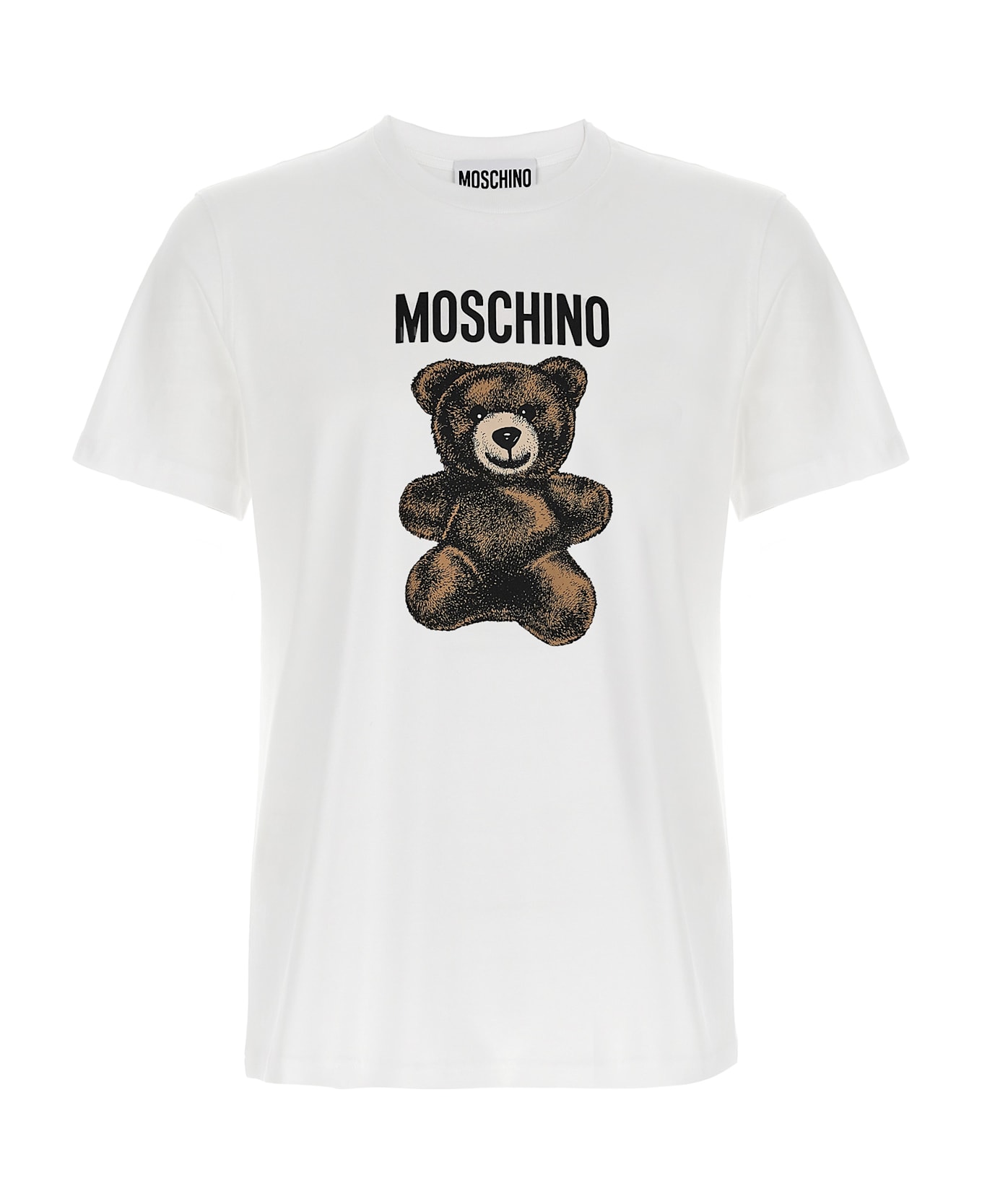 Moschino 
teddy
 Print T-shirt - White