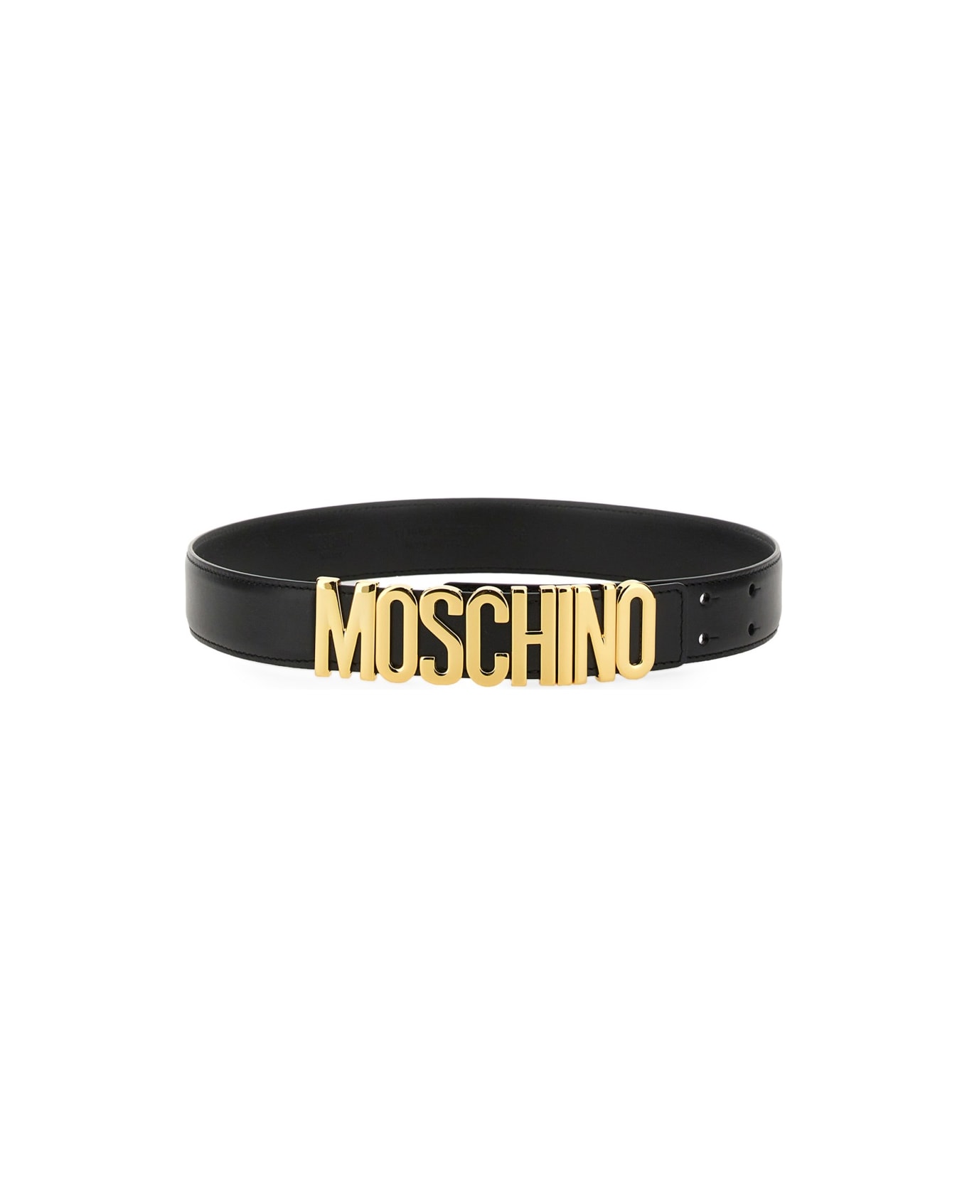 Moschino Belt With Logo - Black ベルト