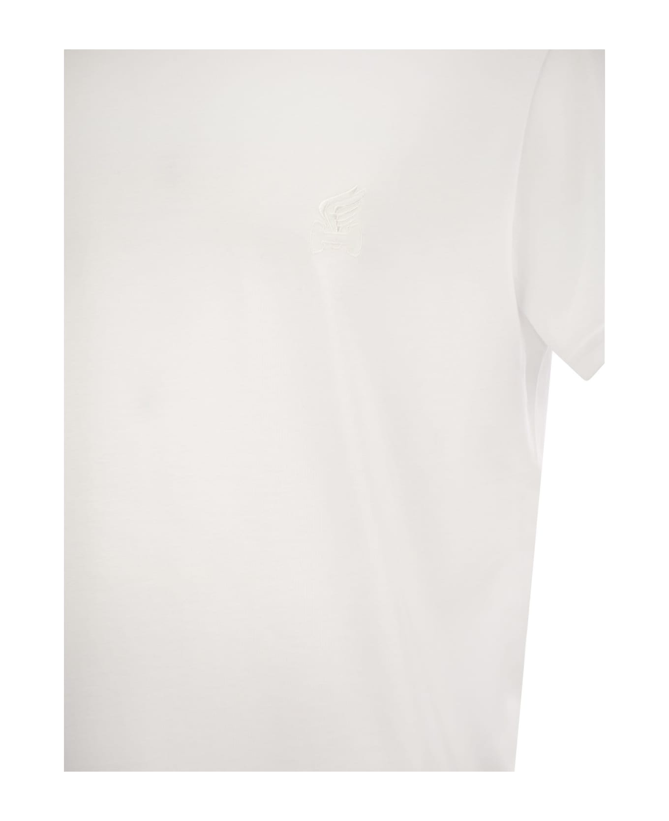 Hogan Crewneck Short-sleeve T-shirt - White Tシャツ