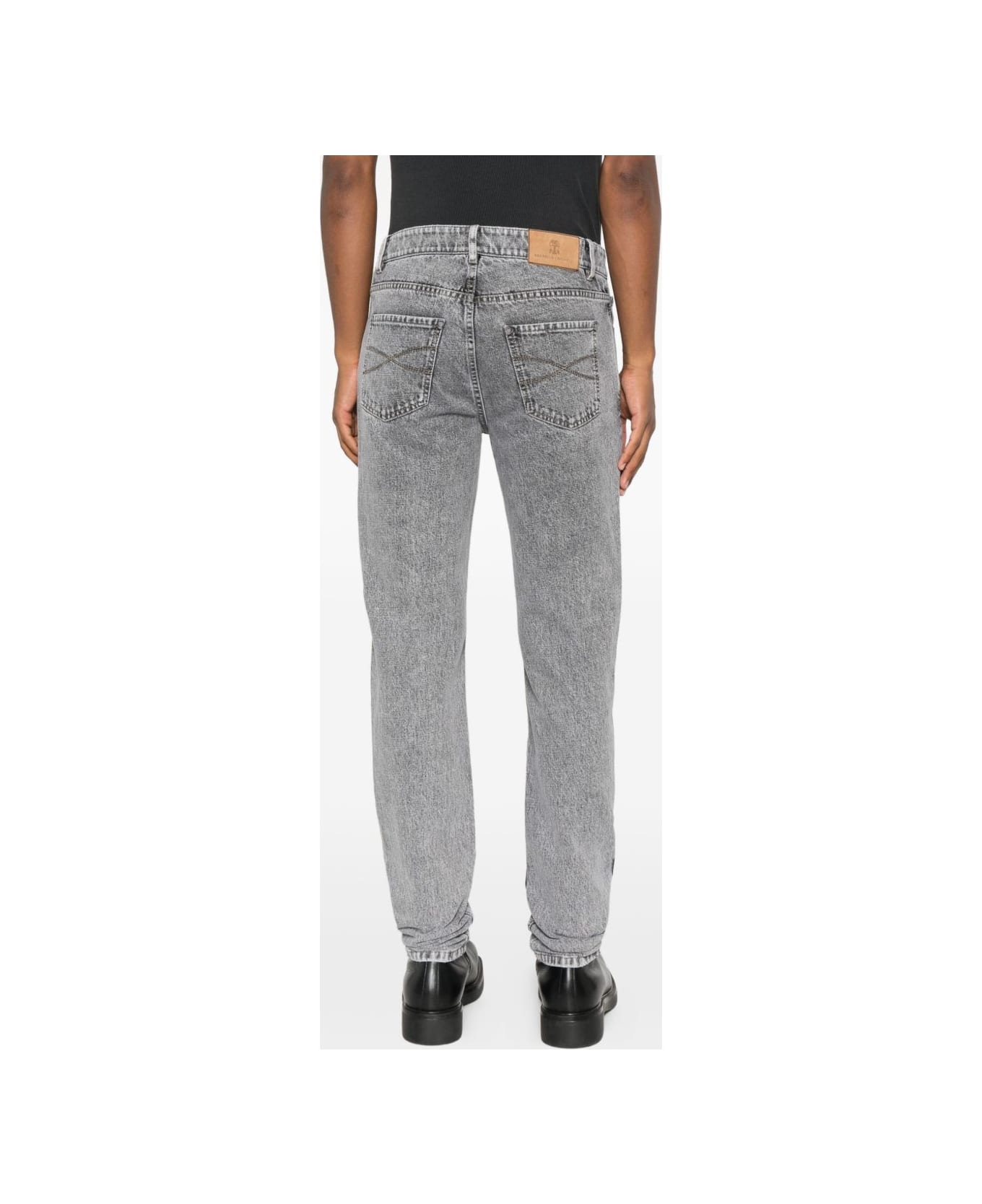 Brunello Cucinelli Denim Cotton Jeans - Grey