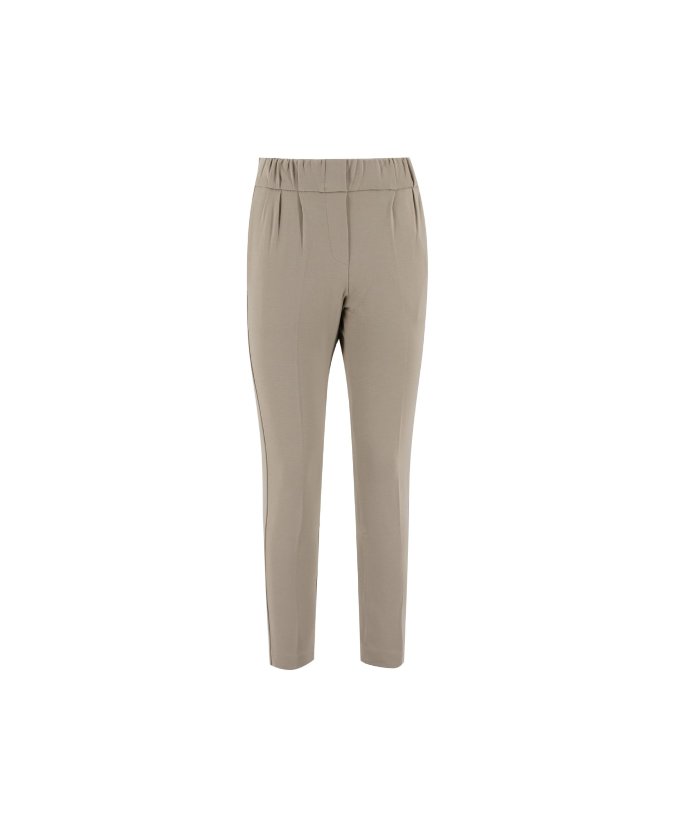 Le Tricot Perugia Trousers - TAUPE               