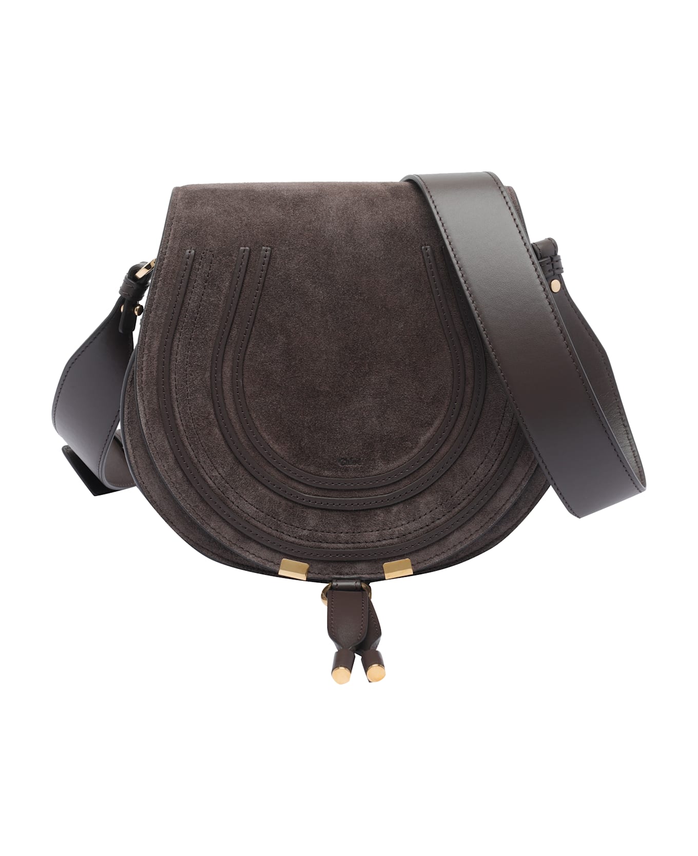 Chloé Marcie Crossbody Bag - Brown