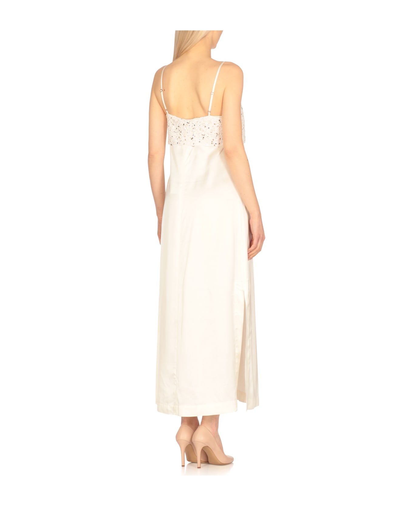 Peserico Viscose Dress - Ivory