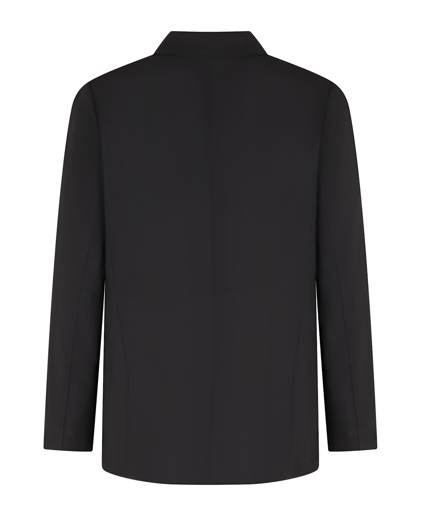 Emporio Armani Single-breasted Two-button Jacket - Blu Nav
