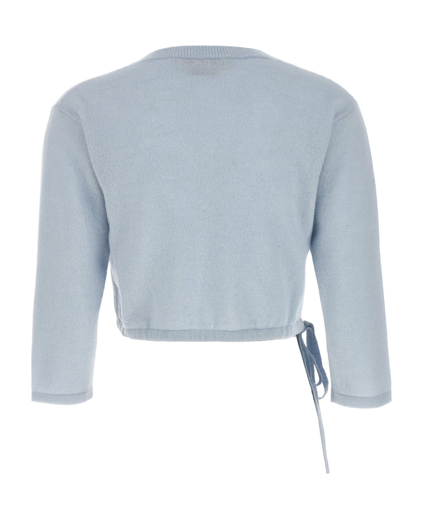Marni Logo Embroidery Sweater - Light Blue