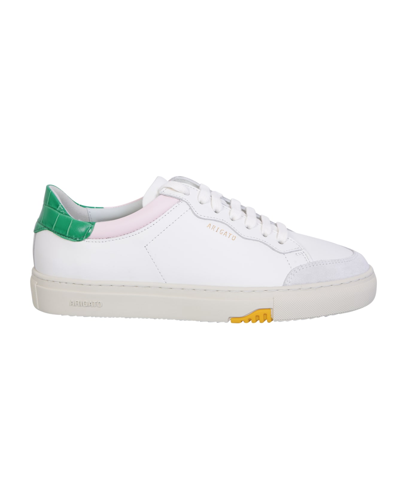 Axel Arigato Clean 180 White/ Green Sneakers - White スニーカー