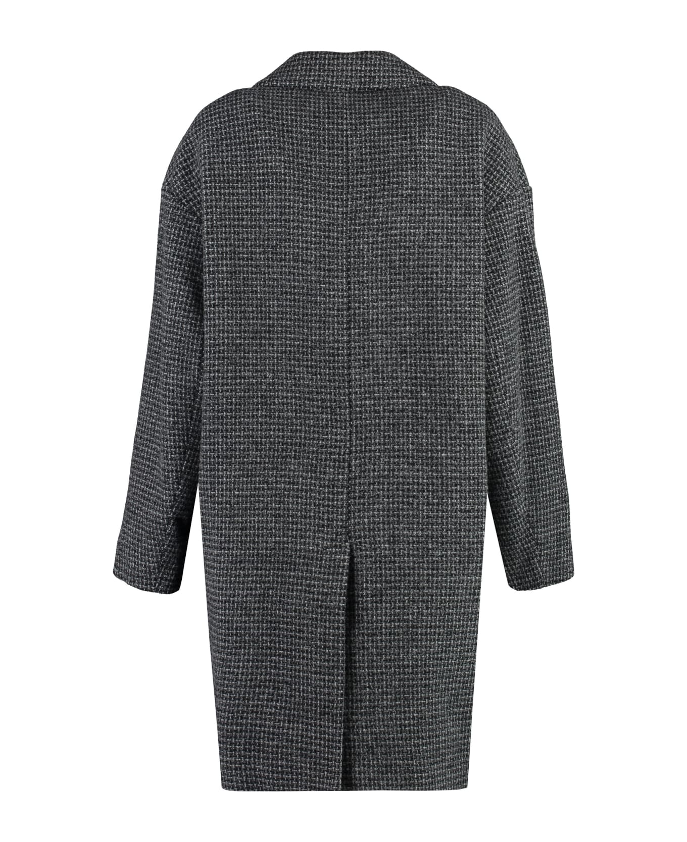 Marant Étoile Limiza Single-breasted Wool Coat - grey