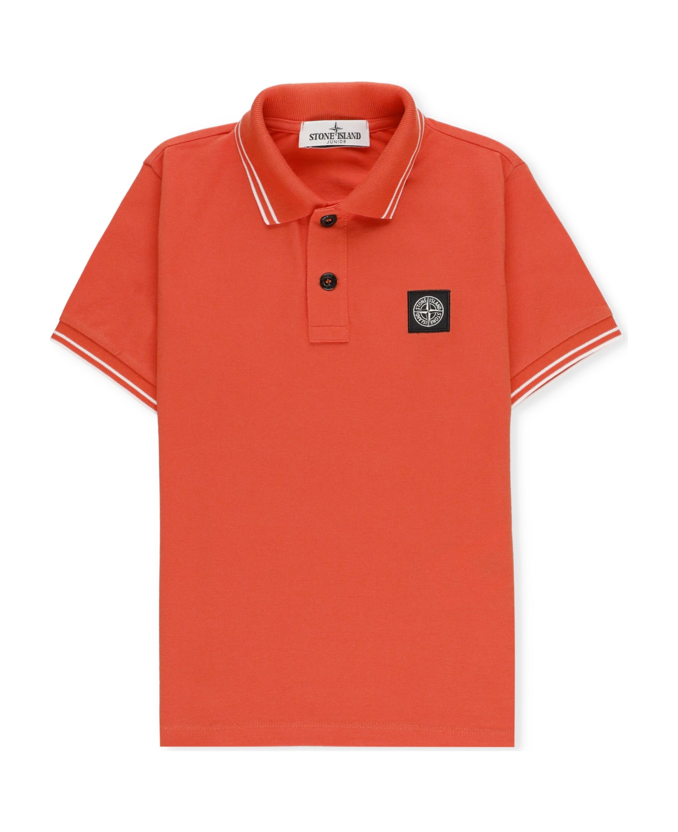 Stone Island Cotton Polo - Orange Tシャツ＆ポロシャツ