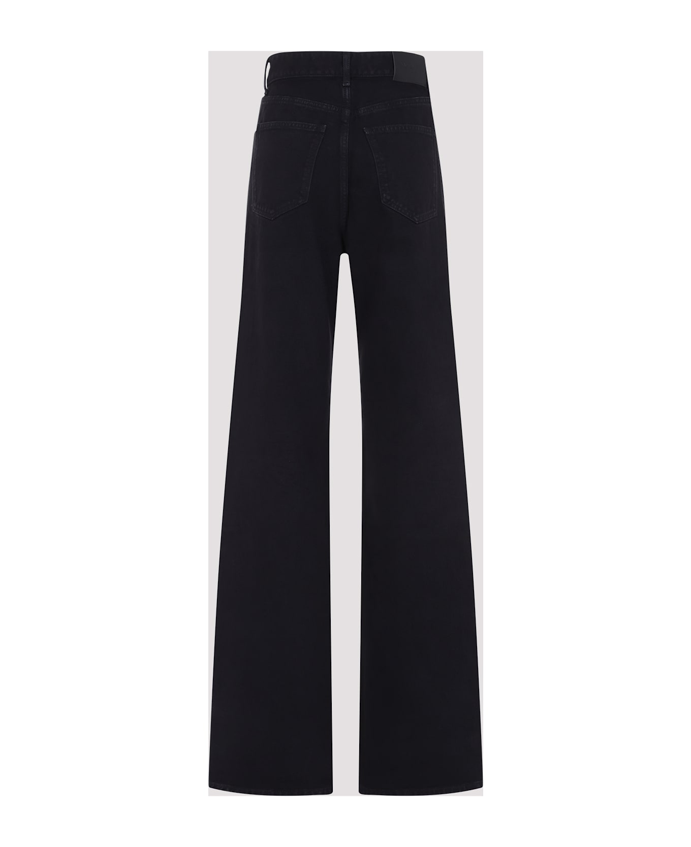 Saint Laurent Straight Leg Jeans - Midnight Black