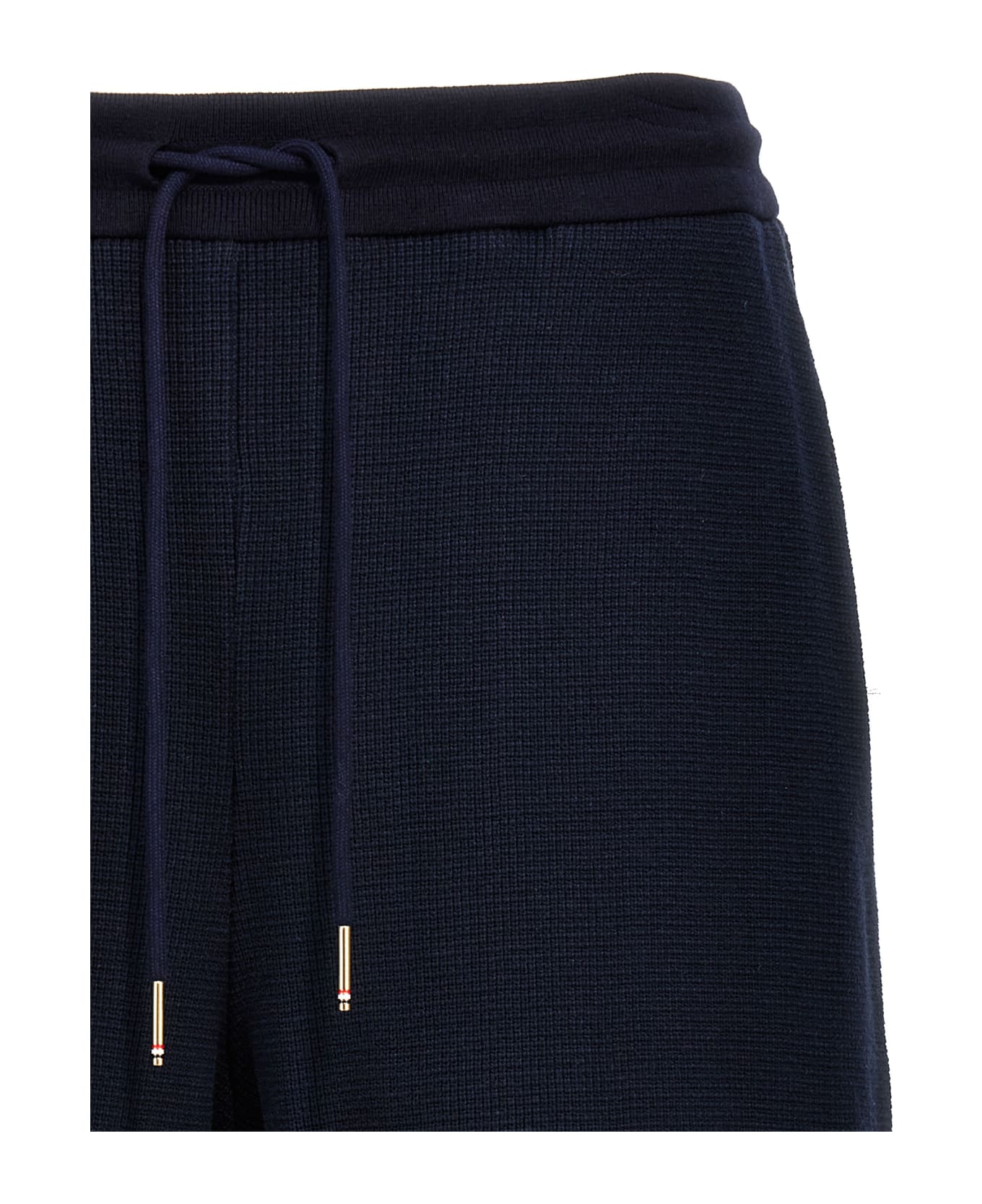 Thom Browne Cotton Knit Bermuda Shorts - Blue