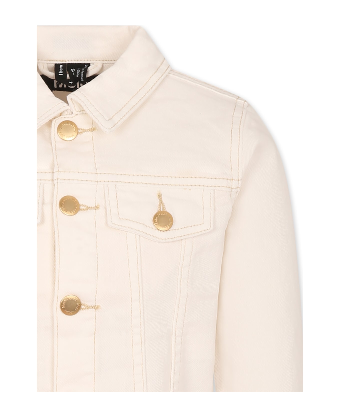 Molo Ivory Jacket For Kids - Ivory
