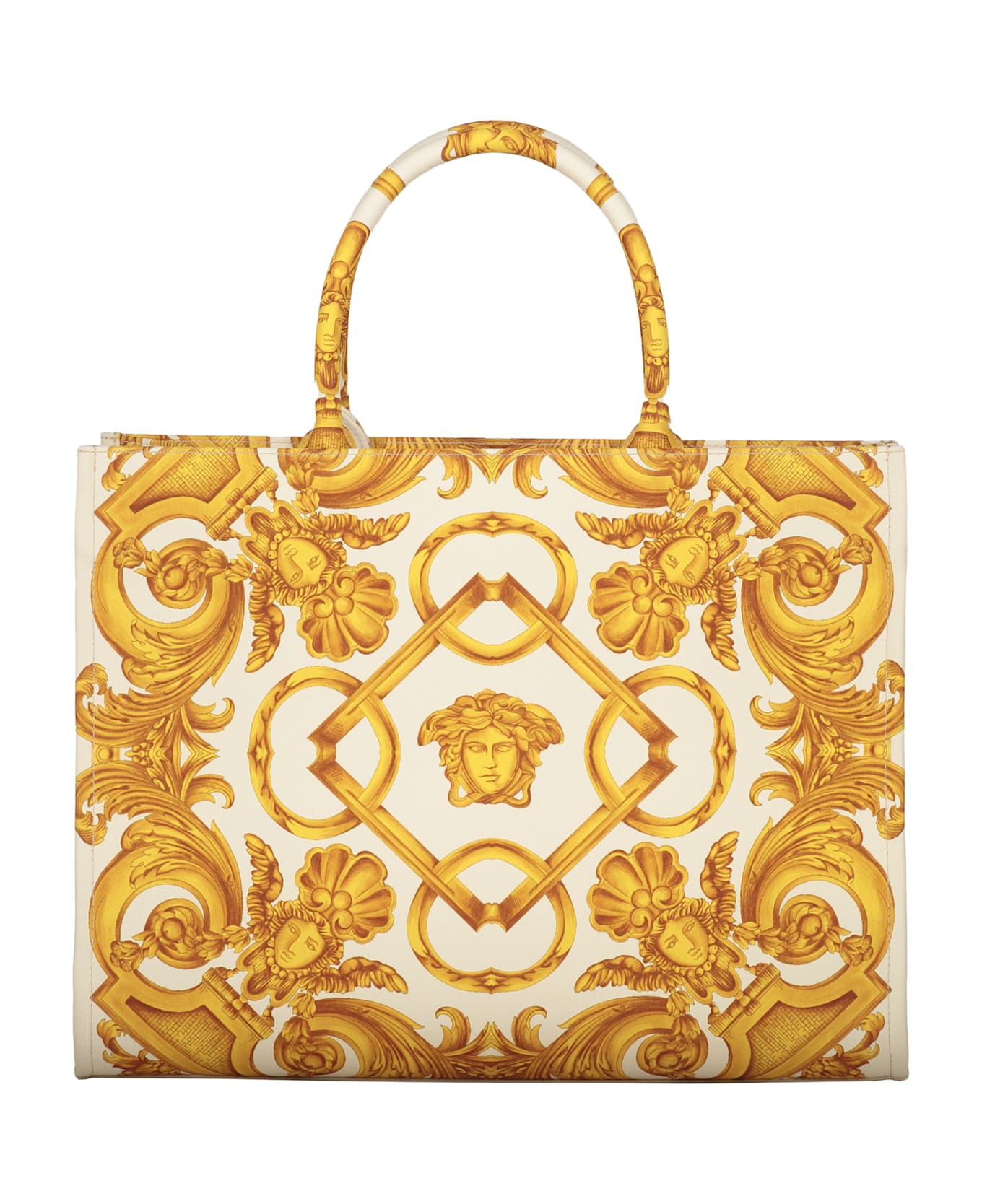 Versace Canvas Tote Bag - Ivory