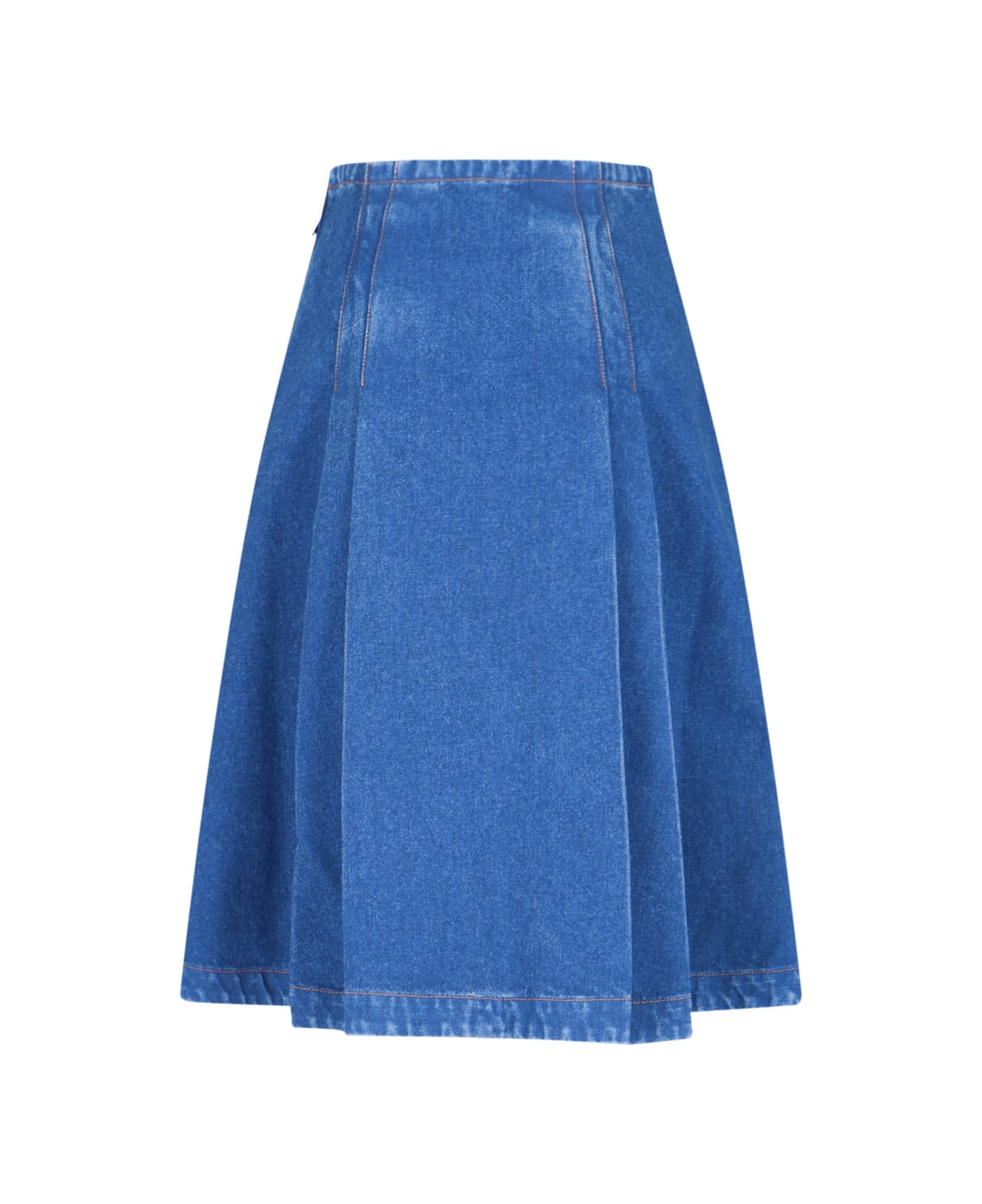 Marni Denim Midi Skirt - Blue
