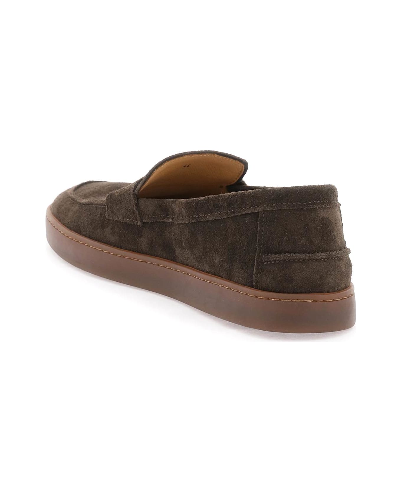 Henderson Baracco Suede Loafers - MODICA CLOUD (Brown)