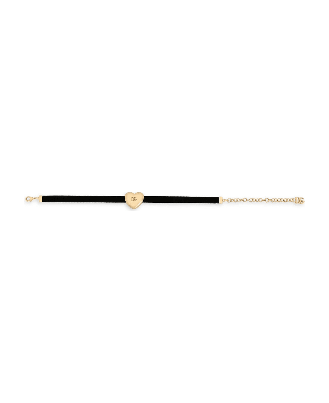 Dolce & Gabbana Choker Velluto - Nero Oro